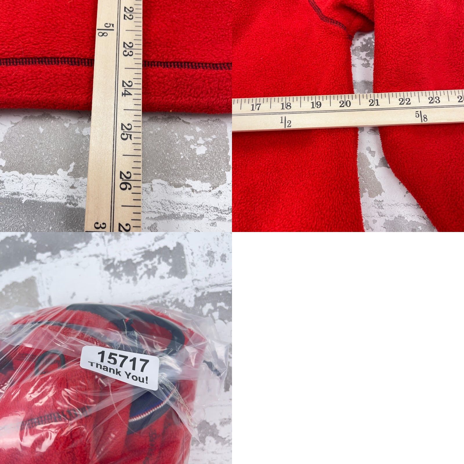 Vintage Vintage Polo Jeans Ralph Lauren Jacket Men Large Red Blue Fleece Zip Full Zip Size US L / EU 52-54 / 3 - 8 Thumbnail