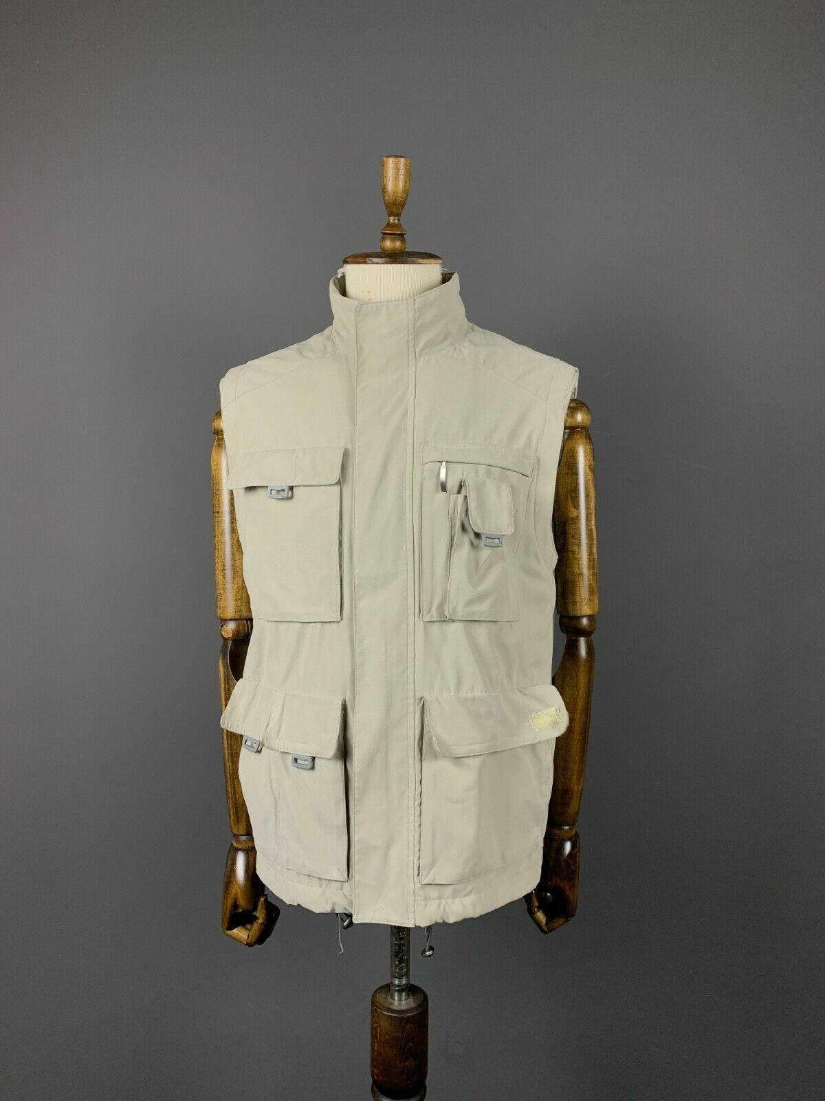 Carlo Colucci Carlo Colucci Beige Multi Pocket Vest Gillet Jacket Size S Size US S / EU 44-46 / 1 - 1 Thumbnail