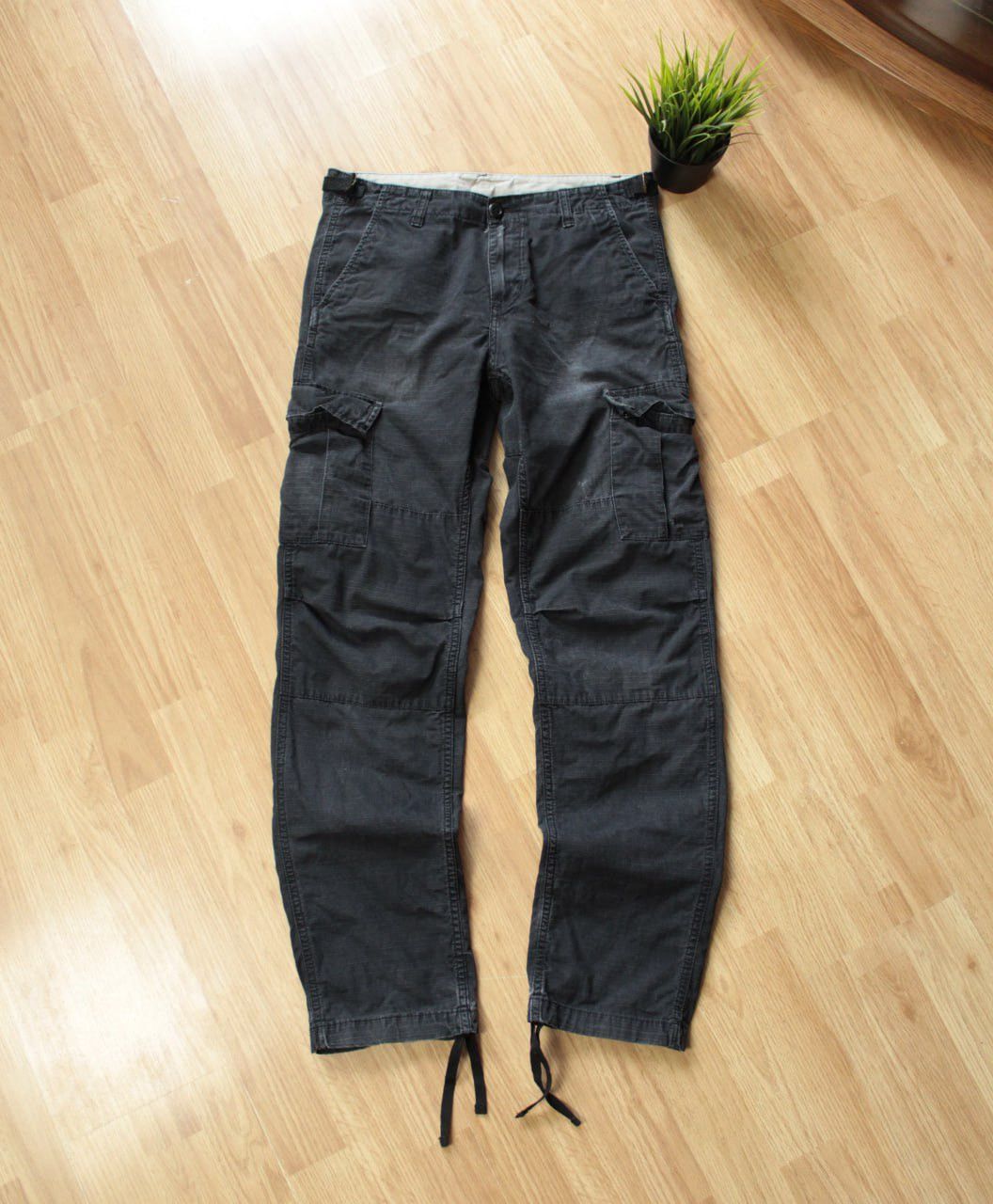 Carhartt 🔥 CARHARTT WIP Cargo Distressed Pants Y2K Thrashed Aviator Size US 32 / EU 48 - 4 Thumbnail
