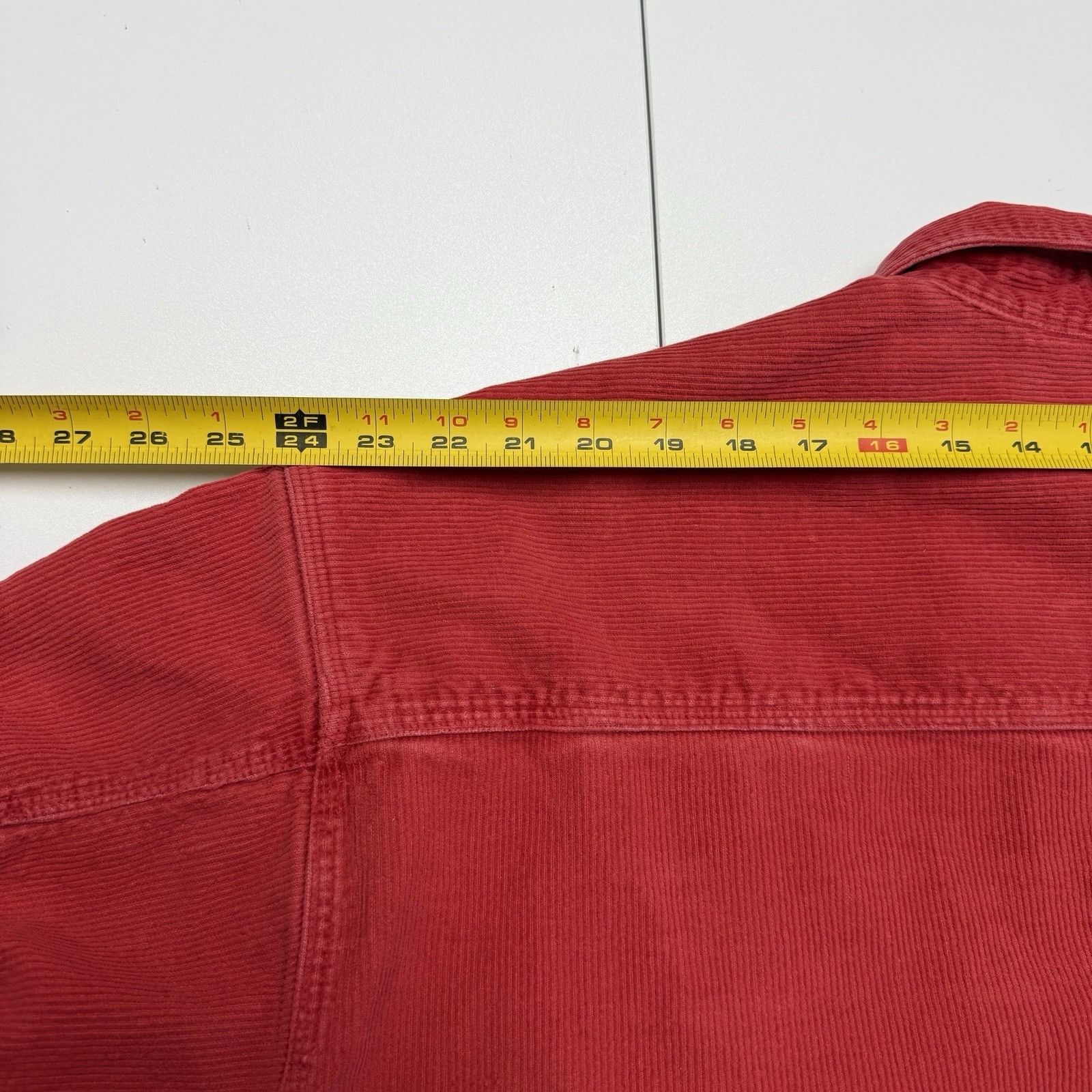 Structure × Vintage Vintage Structure Corduroy Anorak Jacket Adult Large Red Col Size US L / EU 52-54 / 3 - 17 Thumbnail