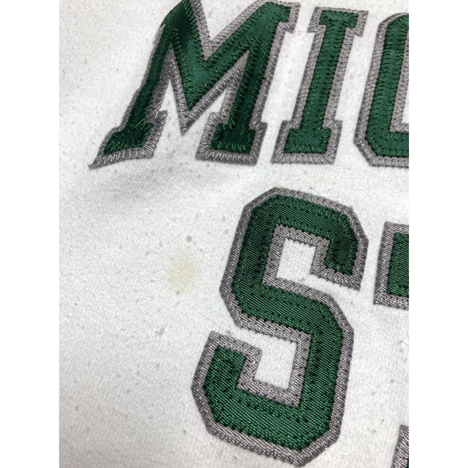 Champion VINTAGE Champion Crewneck Sweatshirt Cropped Michigan State University XS White Univ Pullover Men G2 Size US XS / EU 42 / 0 - 3 Thumbnail