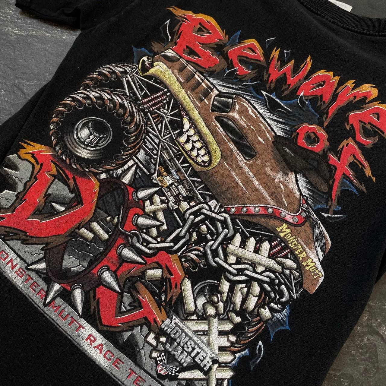 Vintage Crazy Vintage 2000’s Monster Truck Beware of dog Size US S / EU 44-46 / 1 - 7 Thumbnail