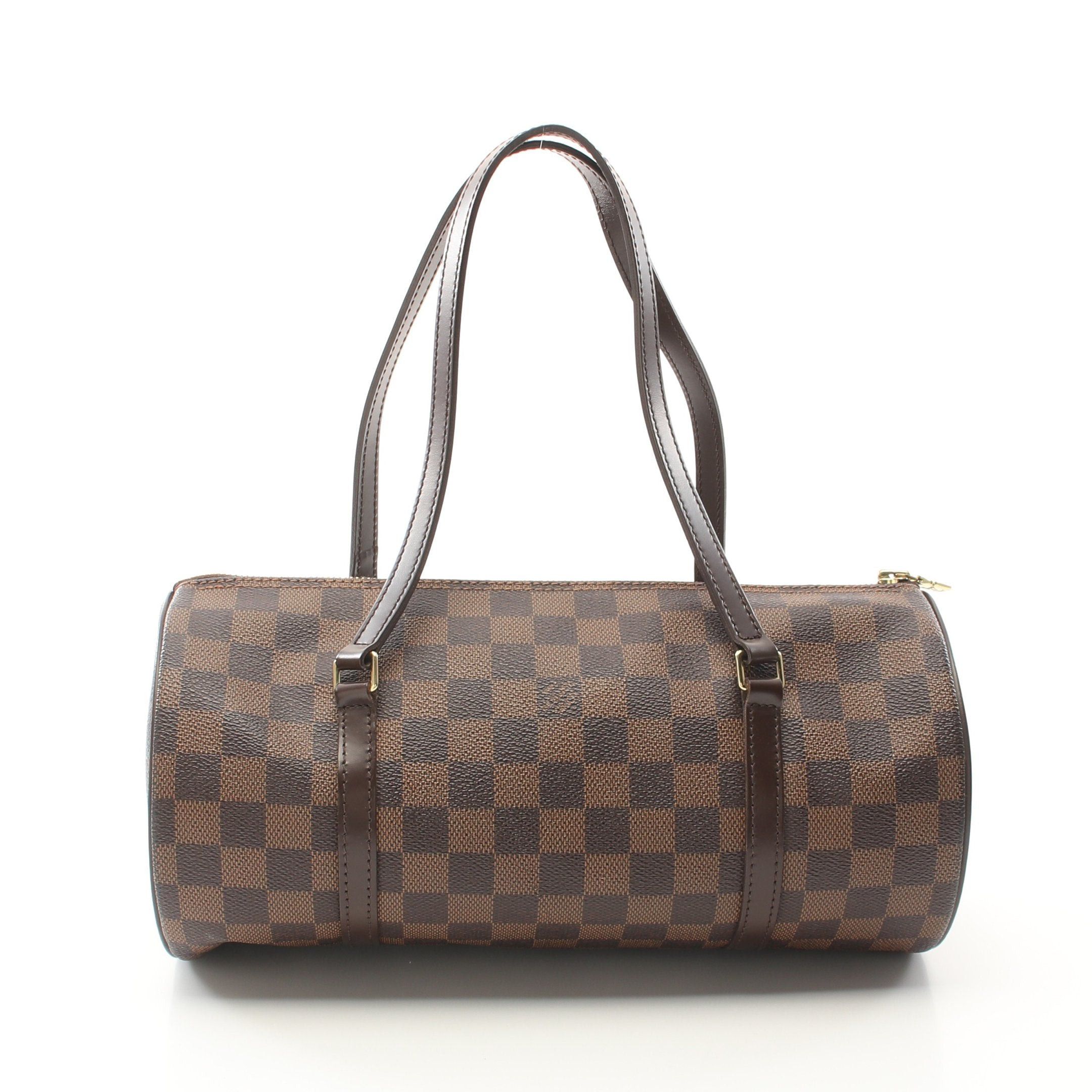 Louis Vuitton Louis Vuitton Papillon 30 Damier Ebene Handbag Leather Brown Size ONE SIZE - 1 Thumbnail