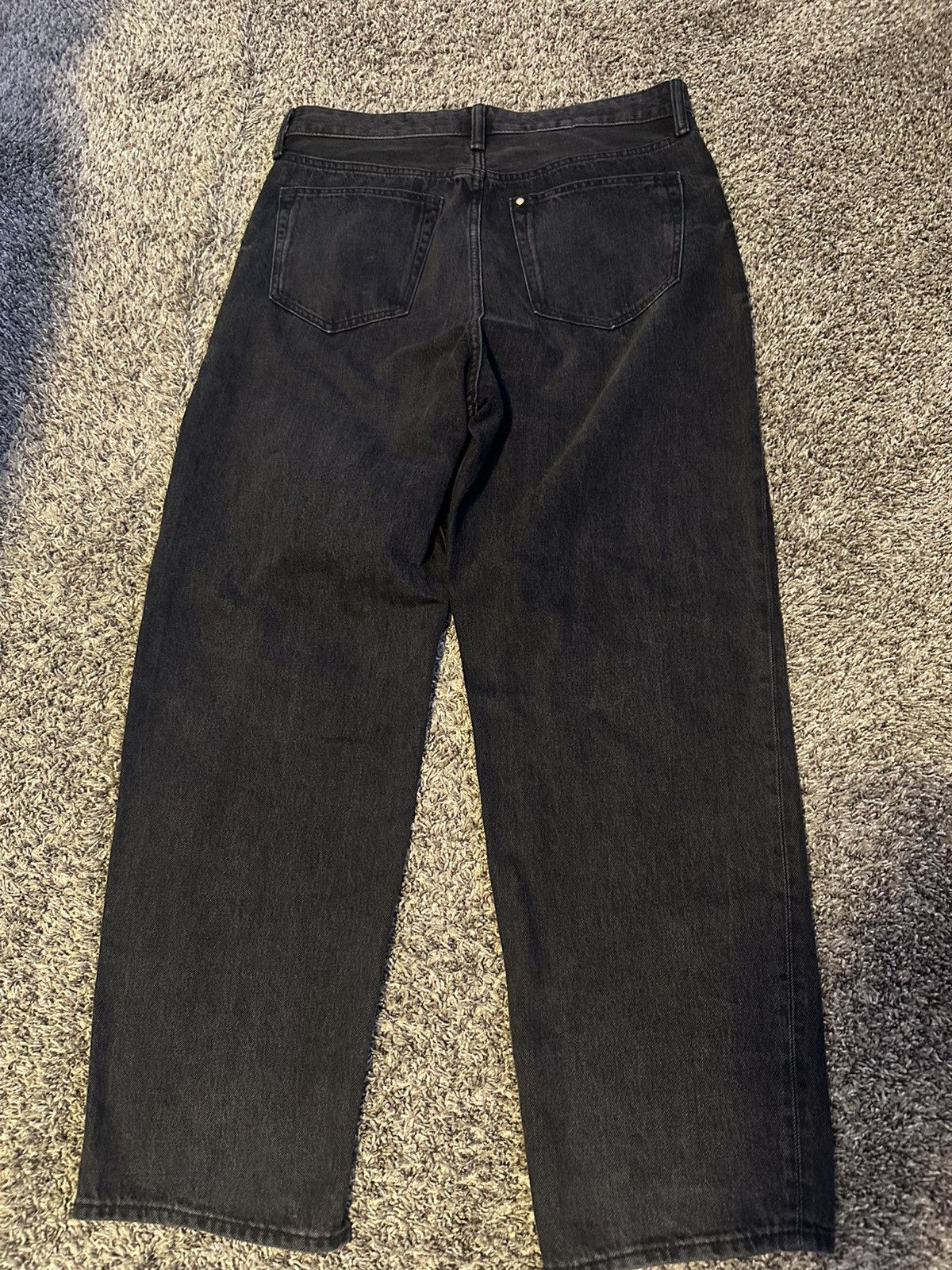 H&M H&M Loose Fit Coupe Ample Jeans Black Wash 32x32 Men Size US 32 / EU 48 - 6 Thumbnail