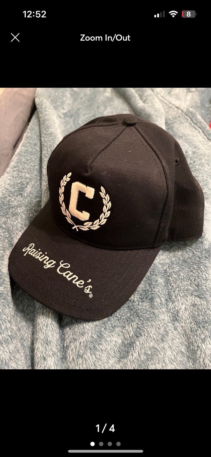 Other NWOT Raising Cane’s Varsity Black Hat Size ONE SIZE - 1 Thumbnail