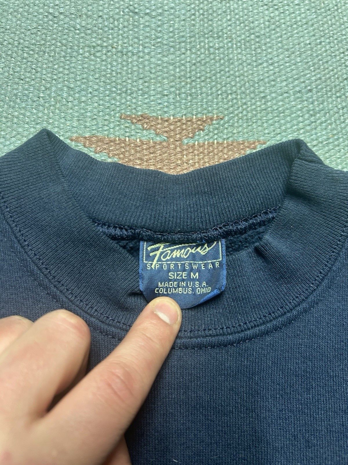 Vintage Vtg 90s crewneck sweatshirt university of Michigan medium Size US M / EU 48-50 / 2 - 7 Thumbnail
