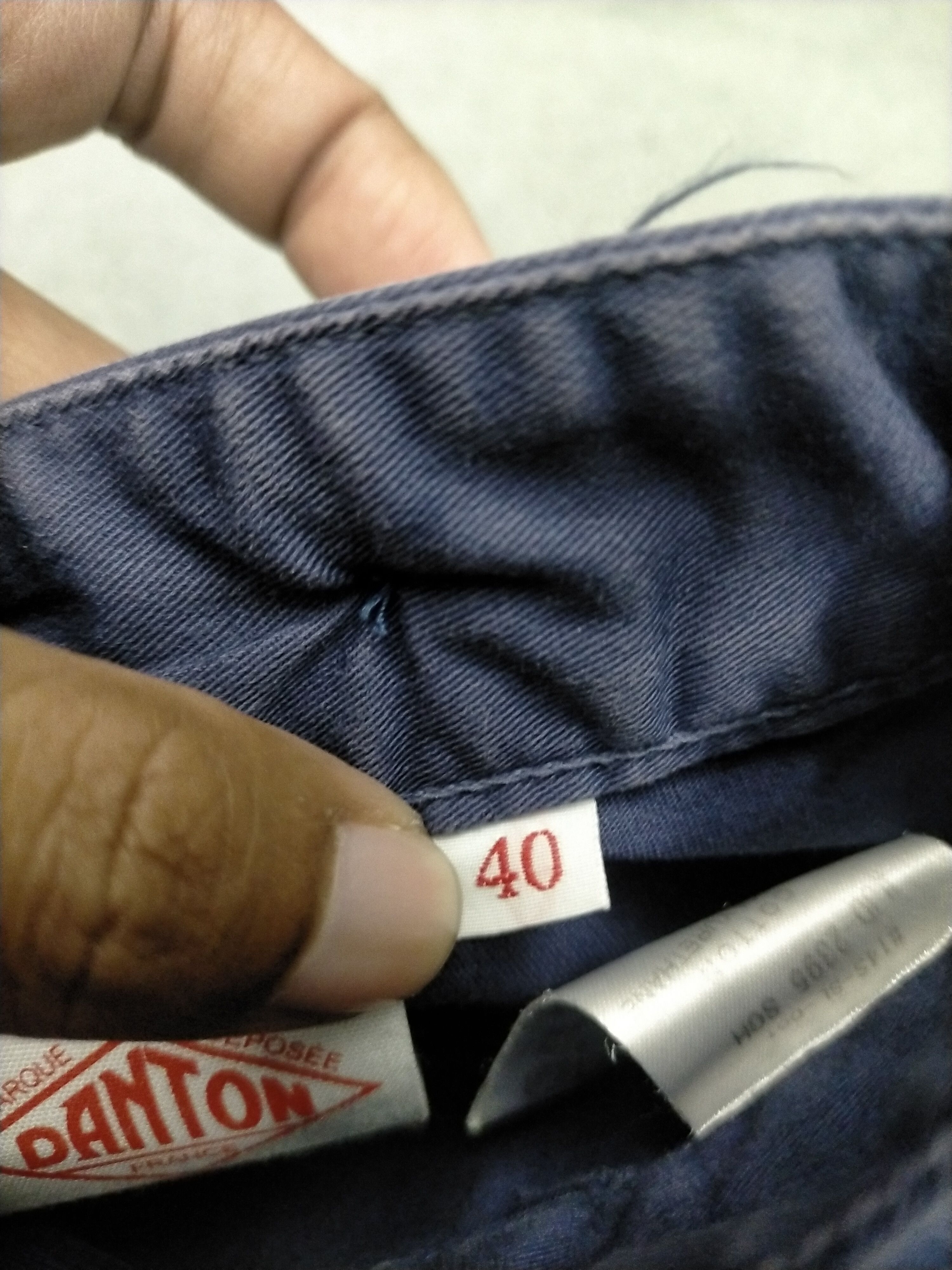 Danton Vintage Danton Vetements De Travail Baker Pants Size US 30 / EU 46 - 8 Thumbnail