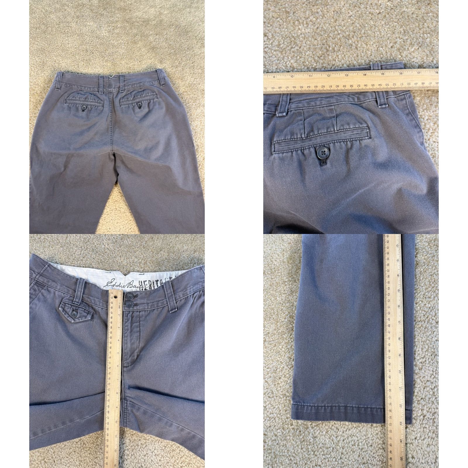 Eddie Bauer Eddie Bauer Womens Blakely Fit Capri Pants Size 10 Gray Hiking Casual F389 Pants, Eddie Bauer, Gray, Size 10, Capri, Casual, Workwear, Regular, Women Size 32" / US 10 / IT 46 - 8 Thumbnail