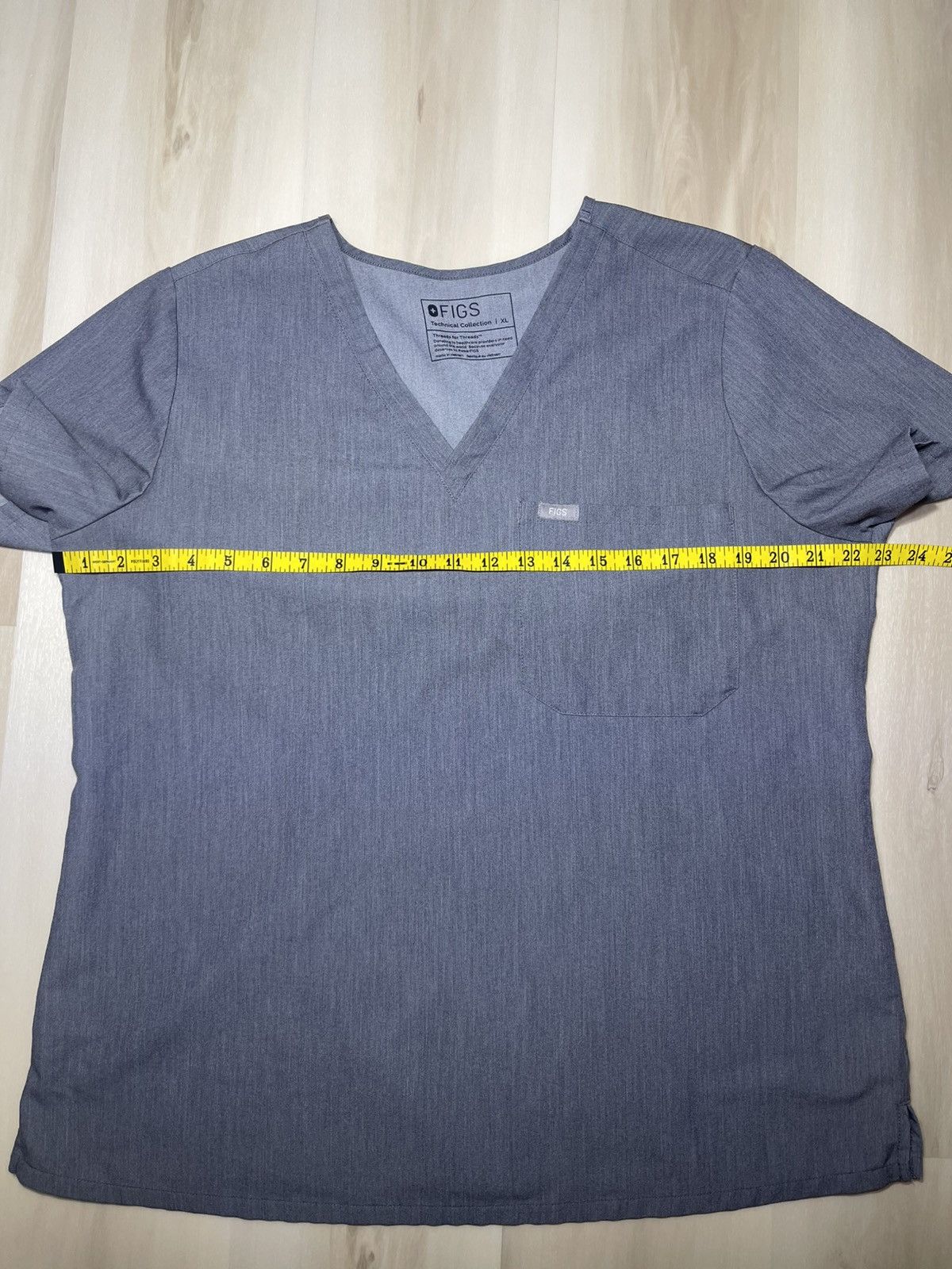 Other FIGS Technical Collection Women's Gray Scrub Top Shirt Sz XL Size XL / US 12-14 / IT 48-50 - 6 Thumbnail
