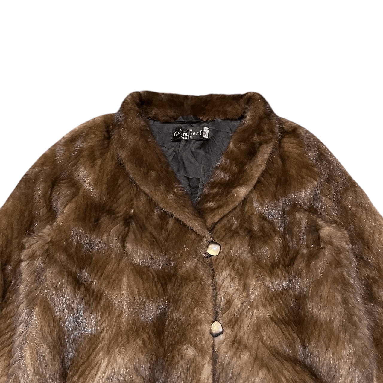 Sagafurs Vintage Chombert Paris Mink Fur Coat Size US M / EU 48-50 / 2 - 2 Thumbnail
