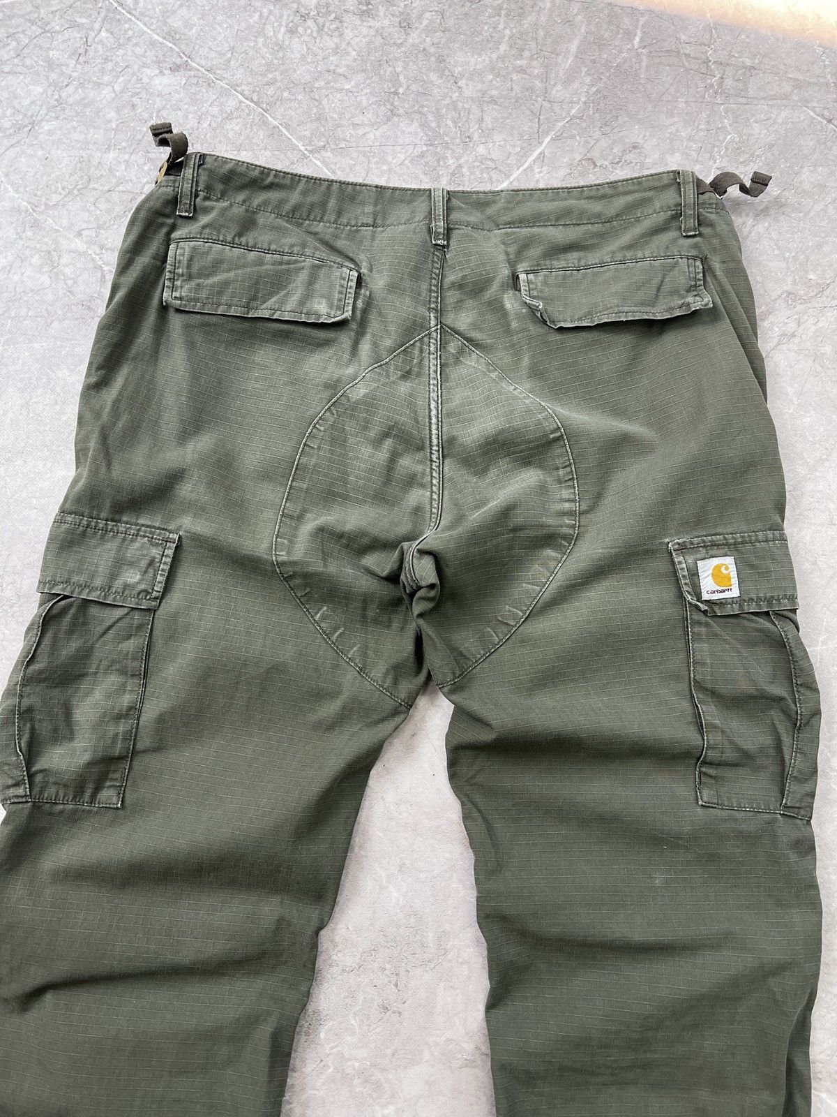 Carhartt × Vintage VINTAGE CARGO AVIATION DISTRESSED 2000s pants y2k olive Size US 34 / EU 50 - 16 Thumbnail