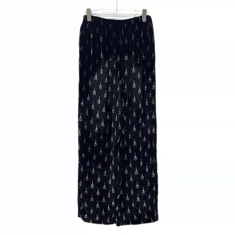 Balenciaga Balenciaga Black WideLeg Corduroy Pants-2505 Size US 44 / EU 60 - 2 Thumbnail