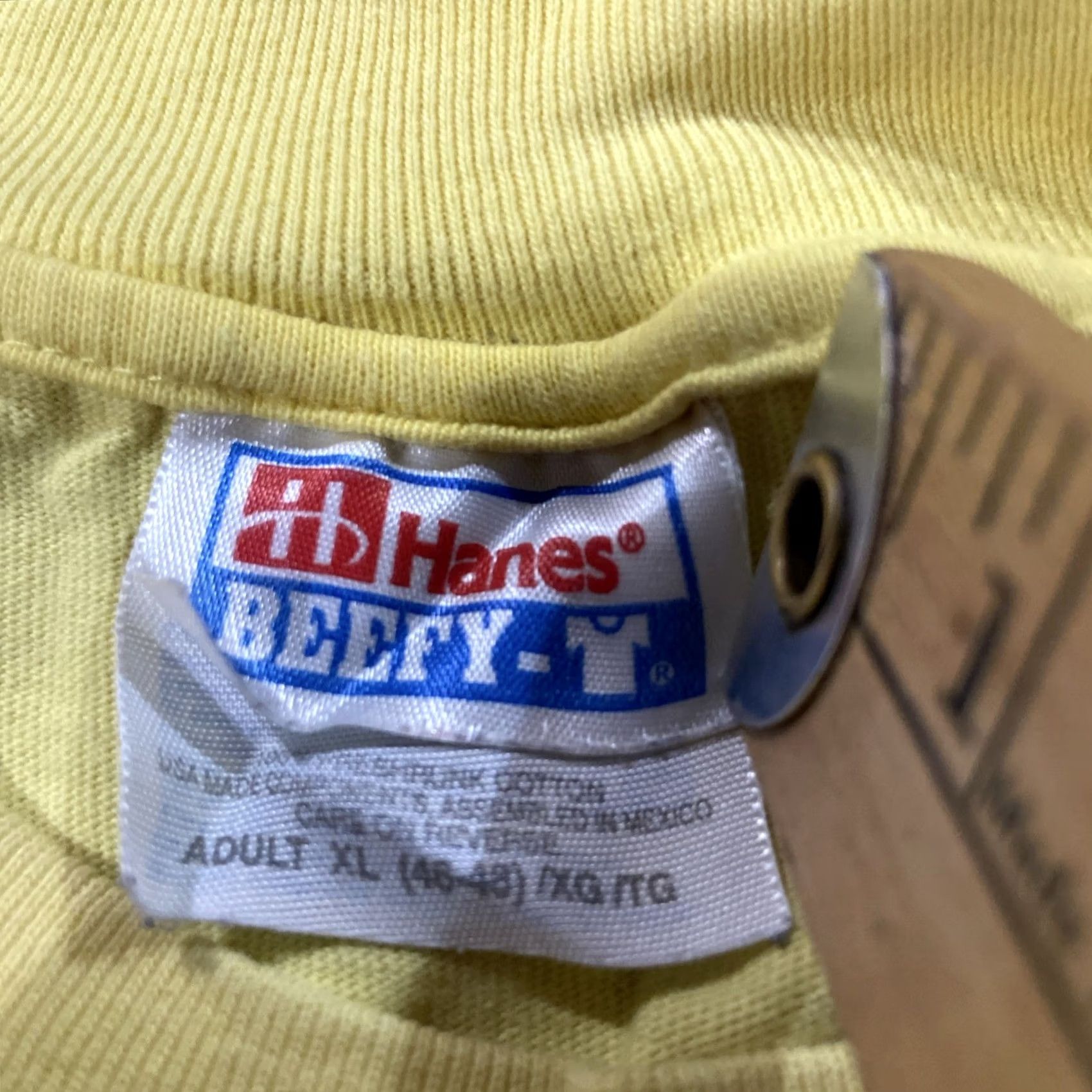 Vintage VINTAGE Screen Stars Breakdancing DBA Downlow Breakin Association XL Yellow Shirt Unisex 1980s Graphic Tee Hip Hop Short Sleeve Size US XL / EU 56 / 4 - 3 Thumbnail