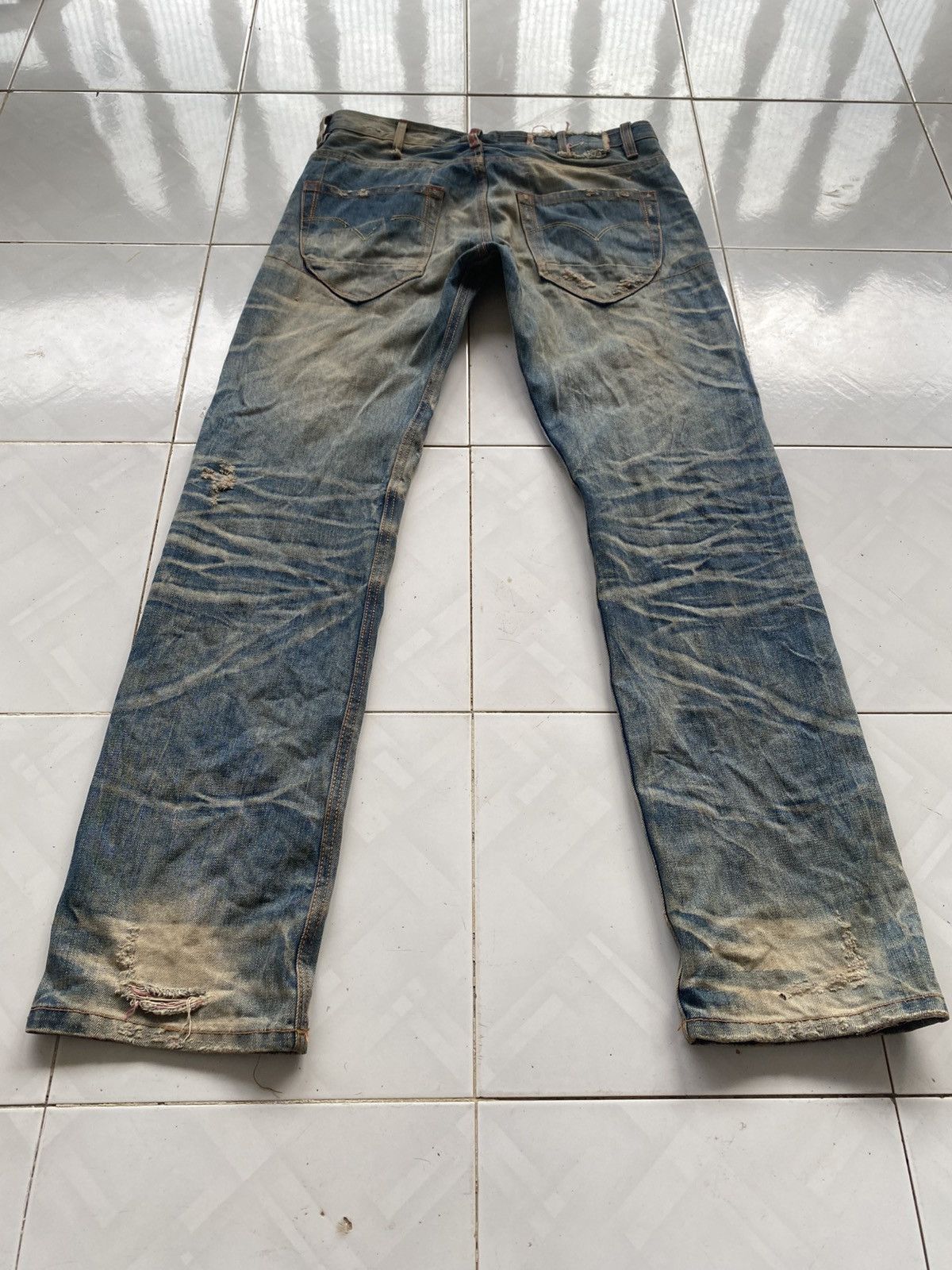 Japanese Brand Mr Mccoy Whiskers Denim Size US 33 - 4 Thumbnail