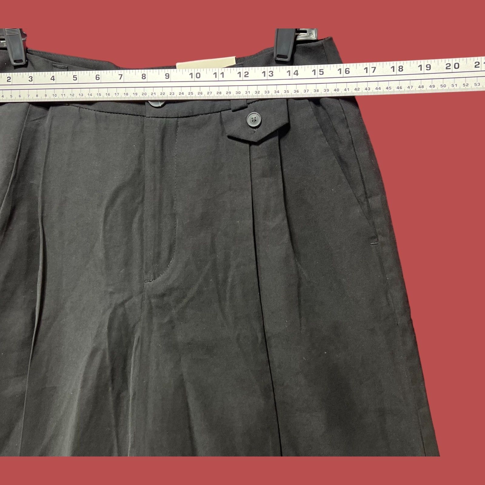Other A New Day - Women's High Rise Pants Relaxed Hip & Thing - Bl Size 32" / US 10 / IT 46 - 3 Thumbnail