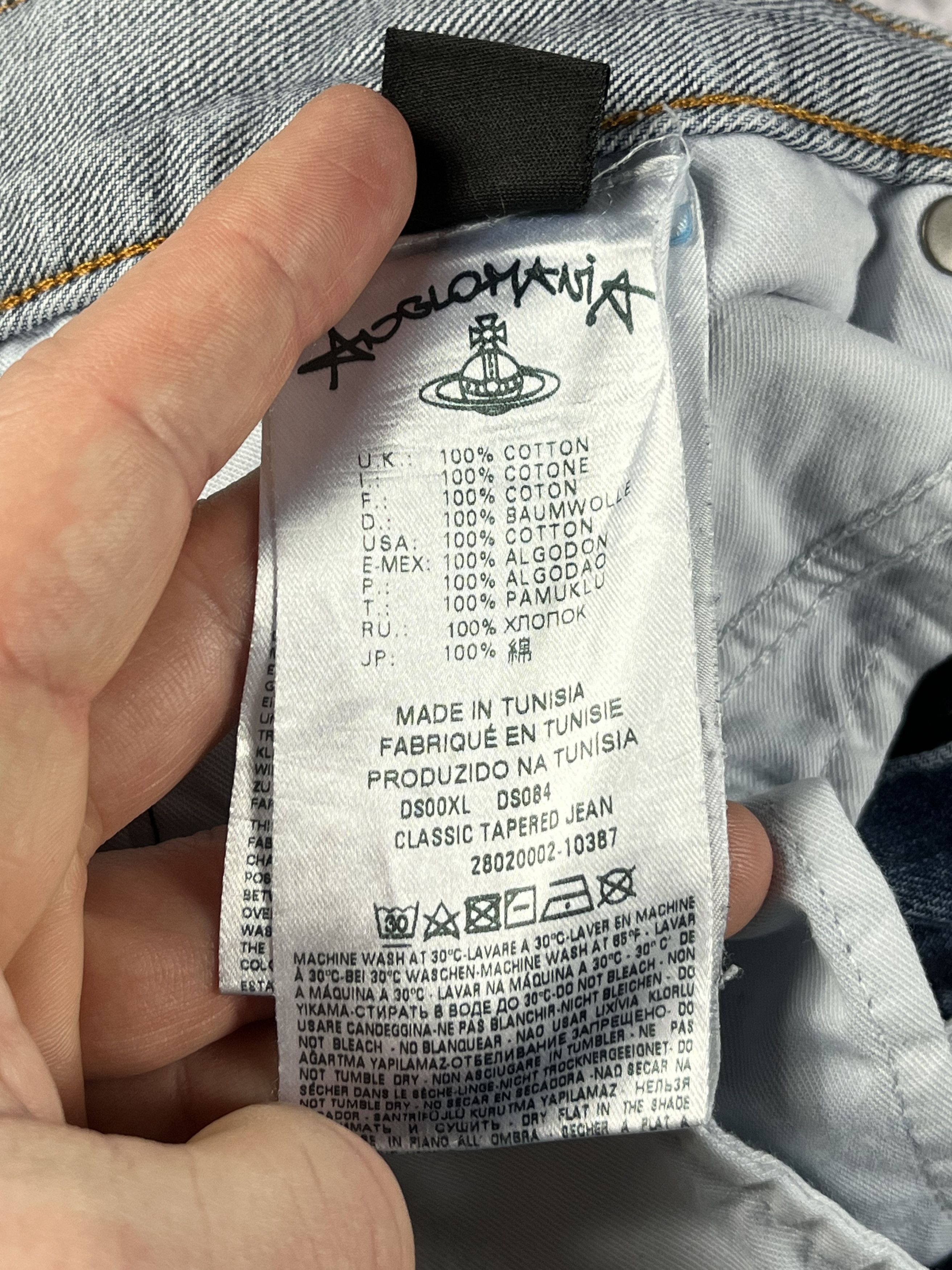 Vivienne Westwood Vivienne Westwood denim jeans 32 size big logo in pocket Size US 32 / EU 48 - 11 Thumbnail