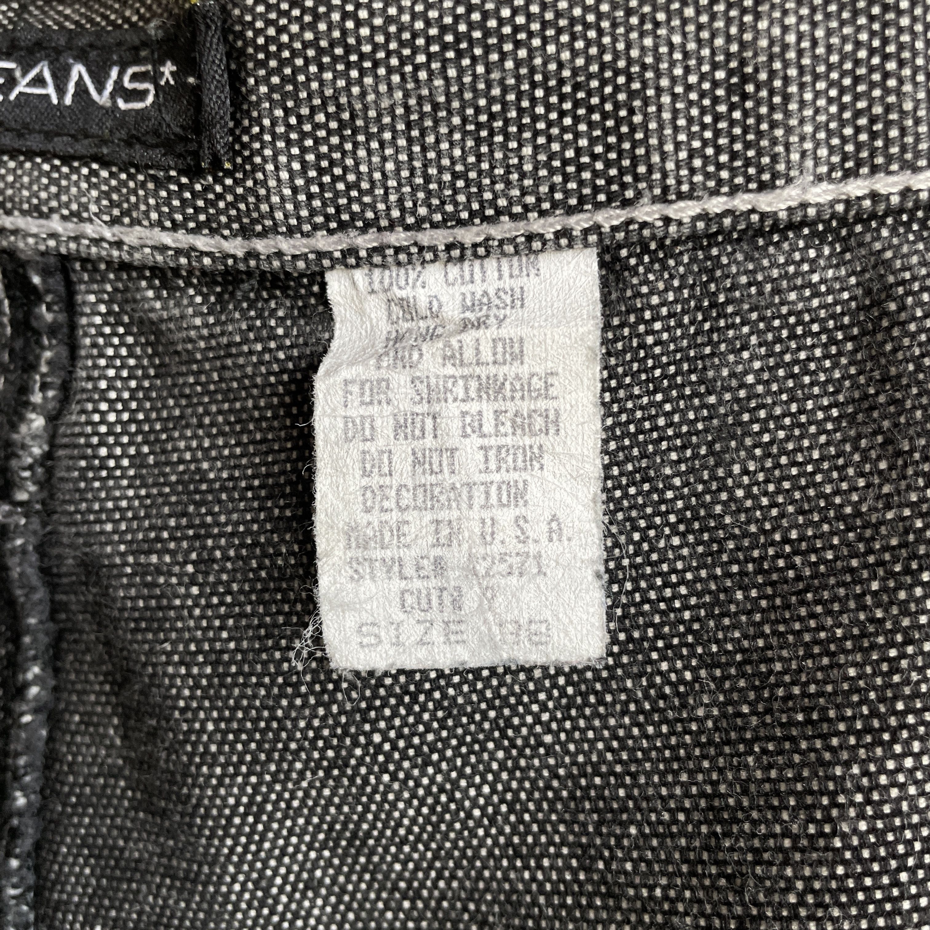 Other Gat Jeans Vintage 90's Made in USA Wide Leg Baggy Denim Size US 38 / EU 54 - 16 Thumbnail