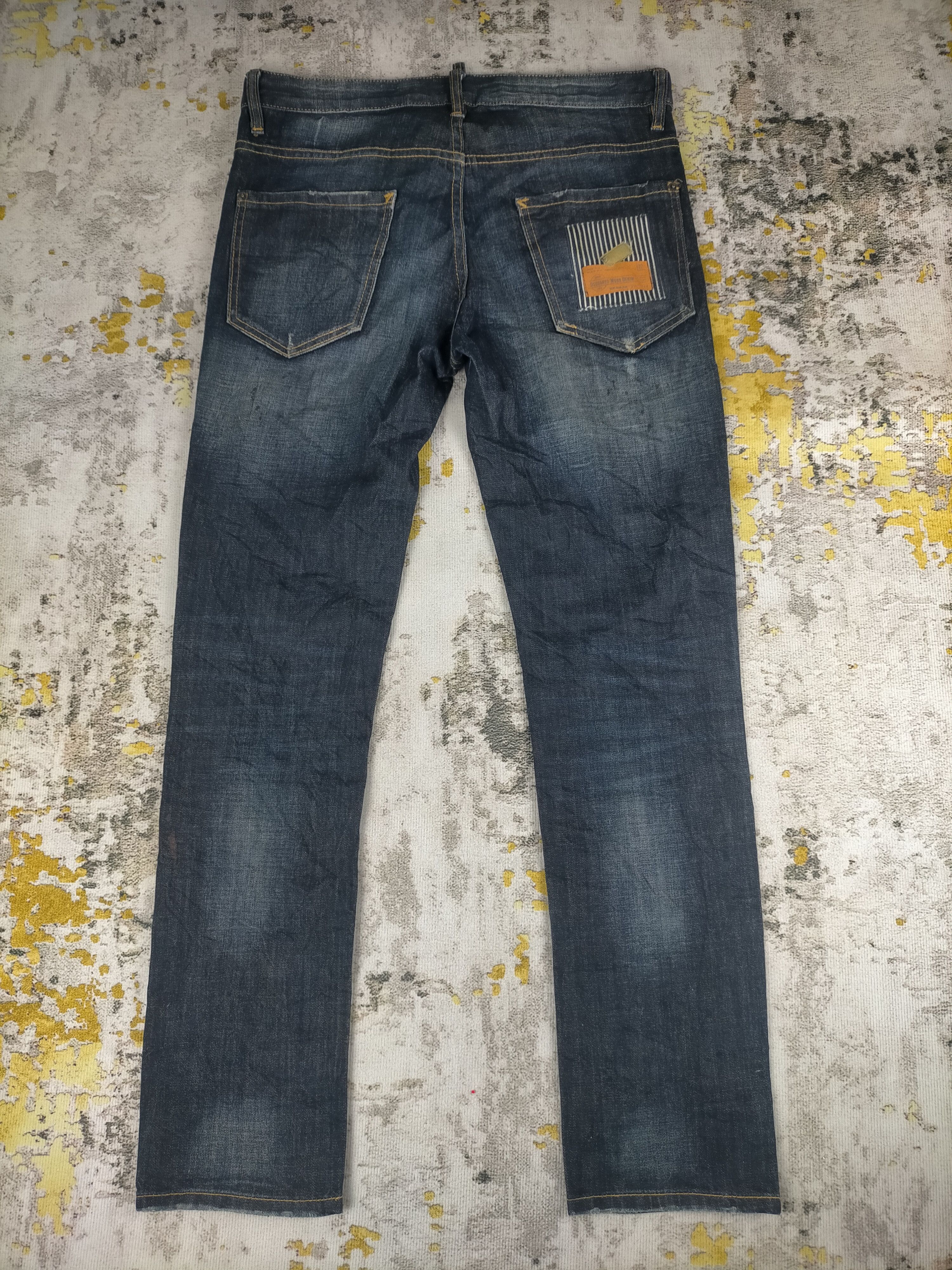 Dsquared2 🔥 Like New Dsquared2 Splatter Distressed Jeans Size US 33 - 2 Thumbnail