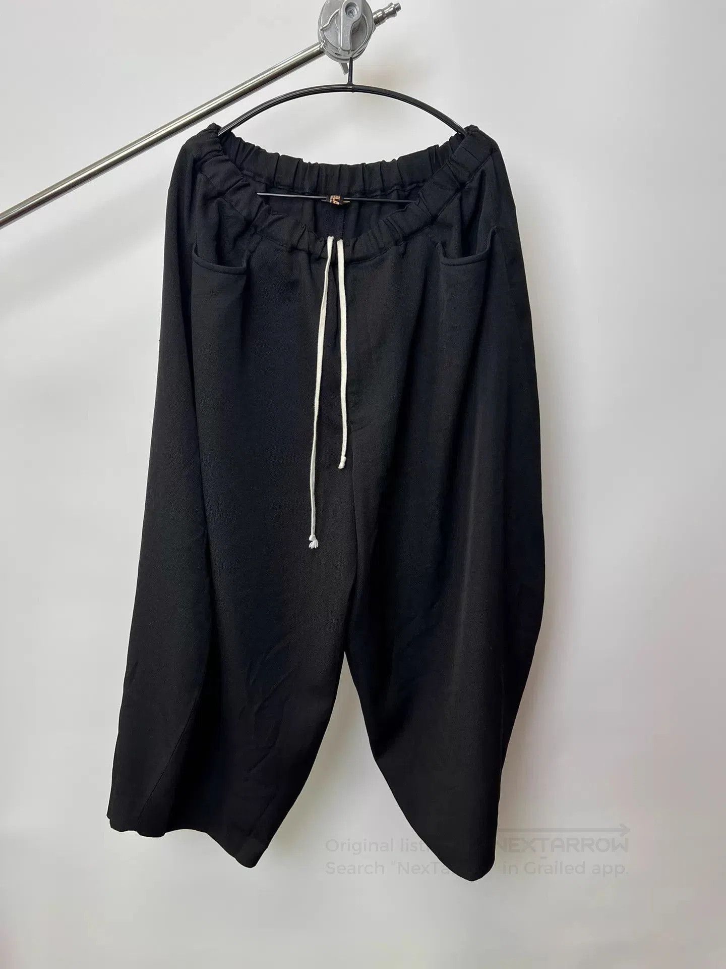 Comme des Garcons Black Casual Elastic Waist Drawstring Pants Size 34. Size US 34 / EU 50 - 1 Thumbnail