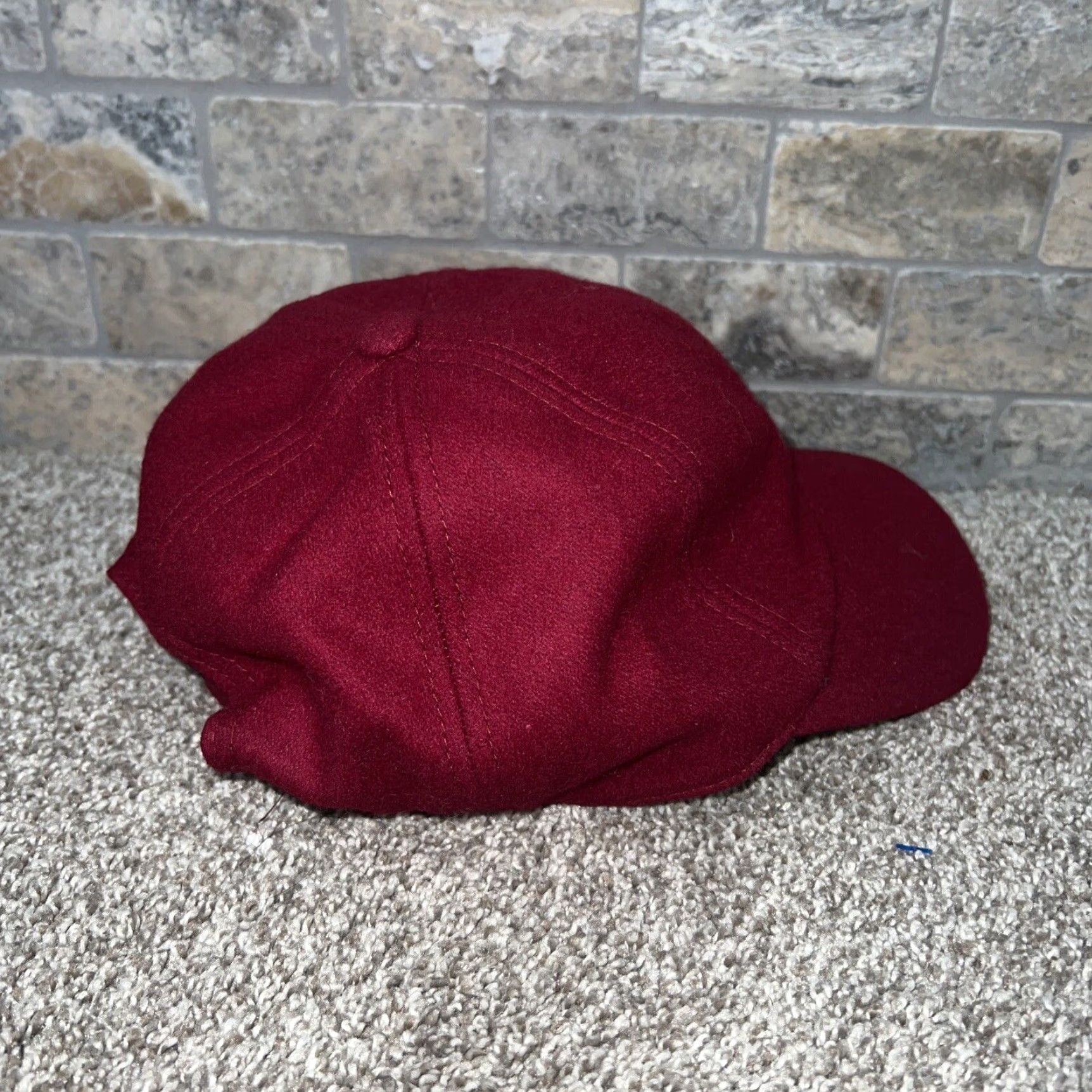 Vintage San Diego Hat Co. Wool Cap One Size Red Womens Size ONE SIZE - 2 Thumbnail