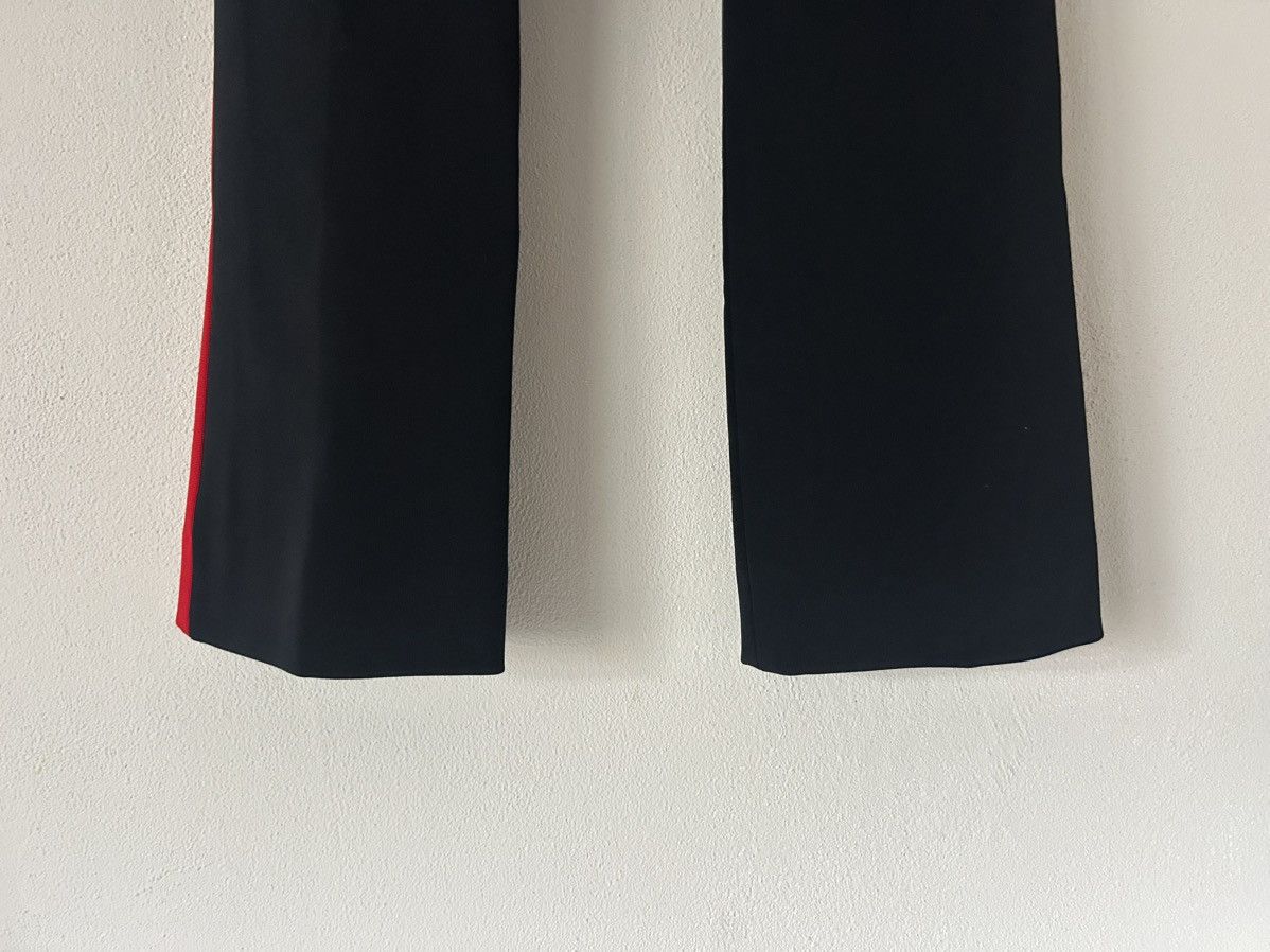 Gucci Gucci Black Flared Pants with Red Side Stripes Size US 30 / EU 46 - 7 Thumbnail