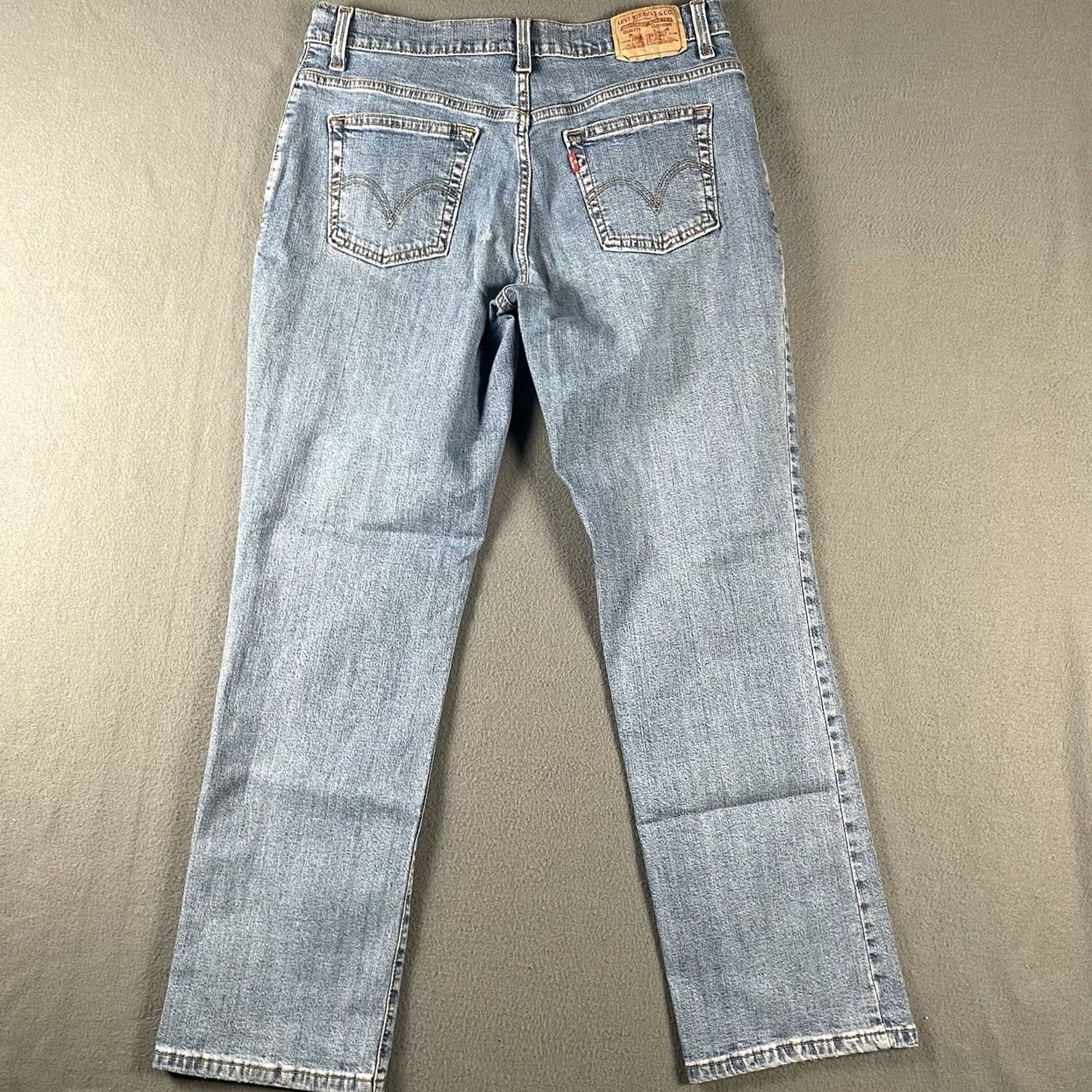 Levi's VINTAGE Levi's 550 Jeans Womens 12M Medium Wash Relaxed Fit Bootcut Cowgirl Size 34" / US 12 / IT 48 - 4 Thumbnail
