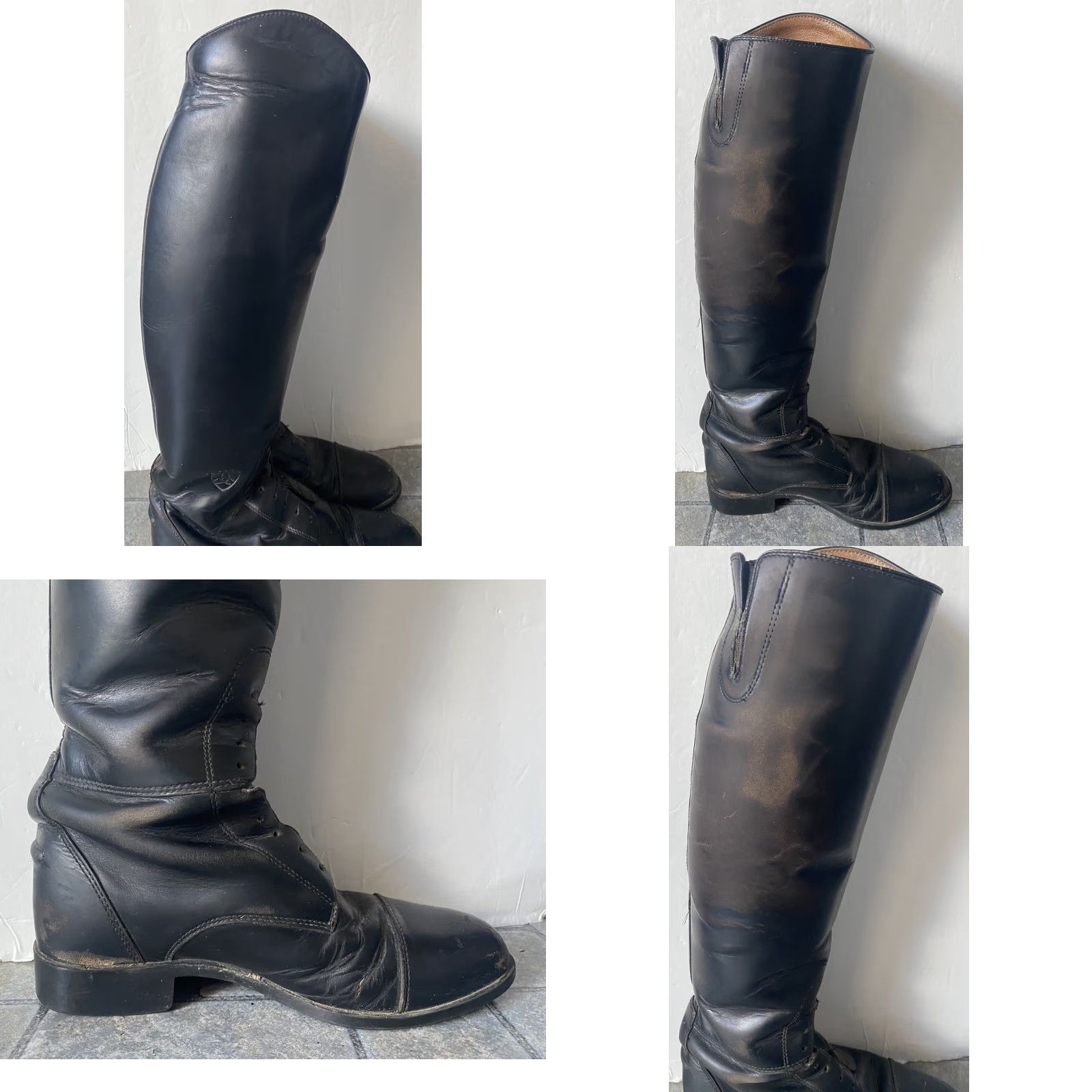 Ariat Ariat 55101 Women Leather Black Riding Boot Knee High Size 6 Boots Womens Size US 6 / IT 36 - 8 Thumbnail