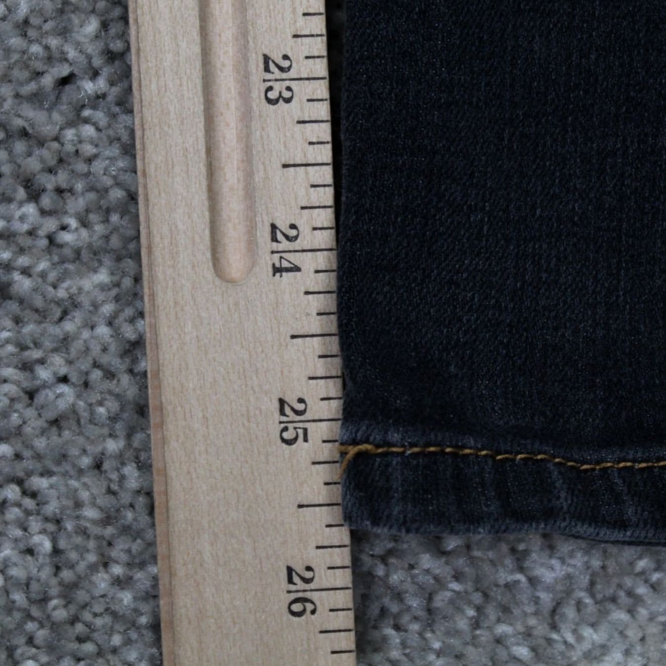 Levi's Levi's 510 Jeans Womens 12 Regular Black Skinny 5-Pocket Denim Stretch Polyester Shaping City College Mens Womens Girls Size 34" / US 12 / IT 48 - 4 Thumbnail