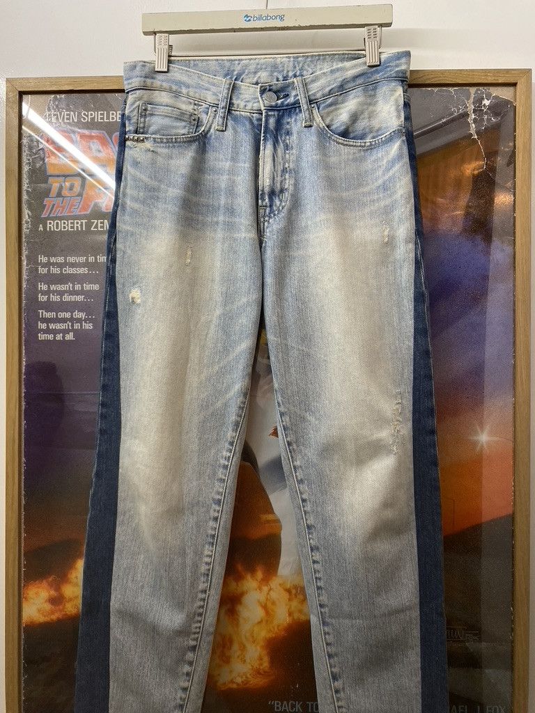 Hysteric Glamour SS2017 Hysteric Glamour Two Tone Panelled Denim Jeans Size US 28 / EU 44 - 2 Thumbnail