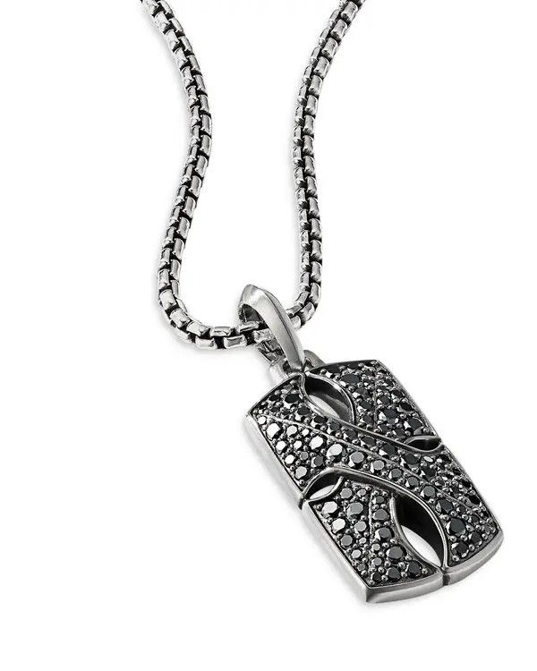 David Yurman oc11z0625 Size: OS / Sterling Armory Tag Necklace Size ONE SIZE - 2 Thumbnail
