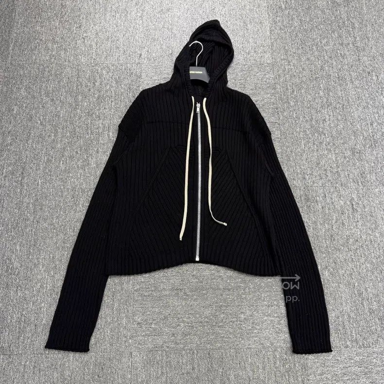 Rick Owens Rick Owens 25 mainline knit hooded sweatshirt Size US L / EU 52-54 / 3 - 1 Thumbnail