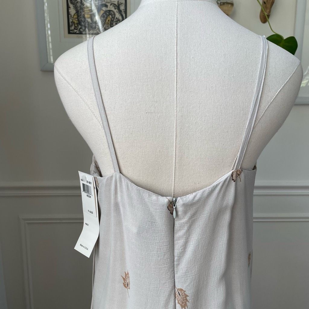Vintage NWT NOS Vintage 90s Soda Blu Slip Maxi Dress Taupe Blue M Size M / US 6-8 / IT 42-44 - 6 Thumbnail