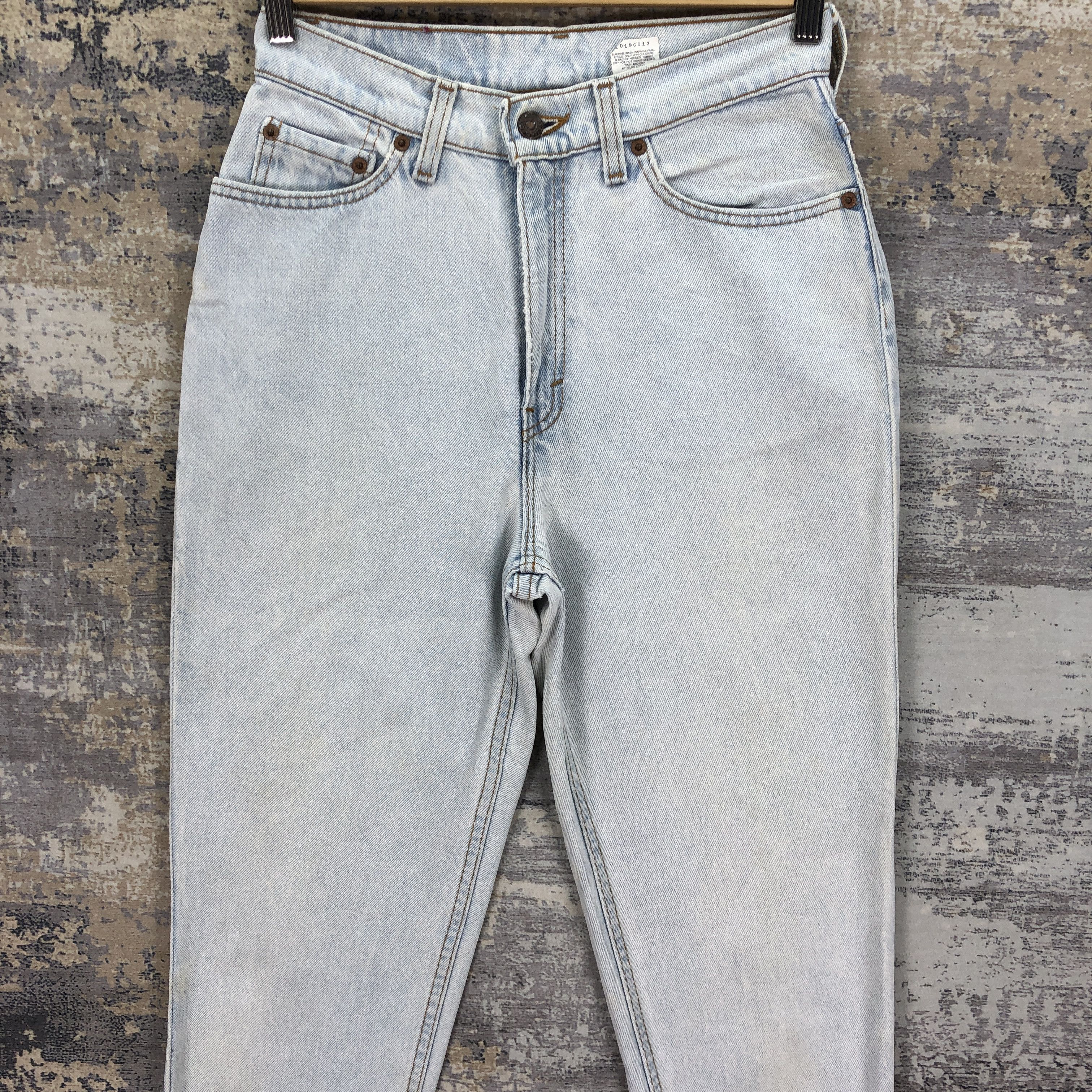 Levi's Vintage 90's Levis Sun Faded Jeans Levi's Light Wash Denim Size 24" / US 00 / IT 34 - 3 Thumbnail