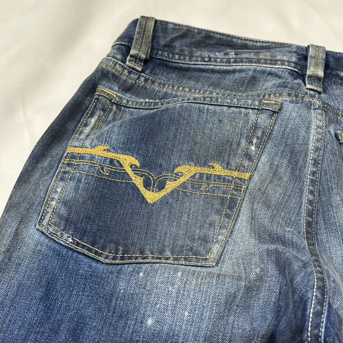 Diesel 00s Diesel Levan Straight Leg Dirty Wash Jeans Size US 30 / EU 46 - 8 Thumbnail