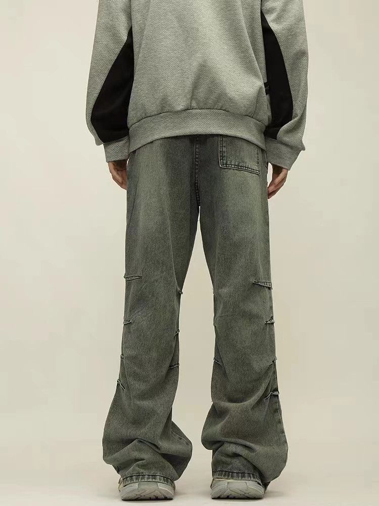 Japanese Brand × Jean Street hip hop washed baggy jeans Size US 32 / EU 48 - 2 Thumbnail