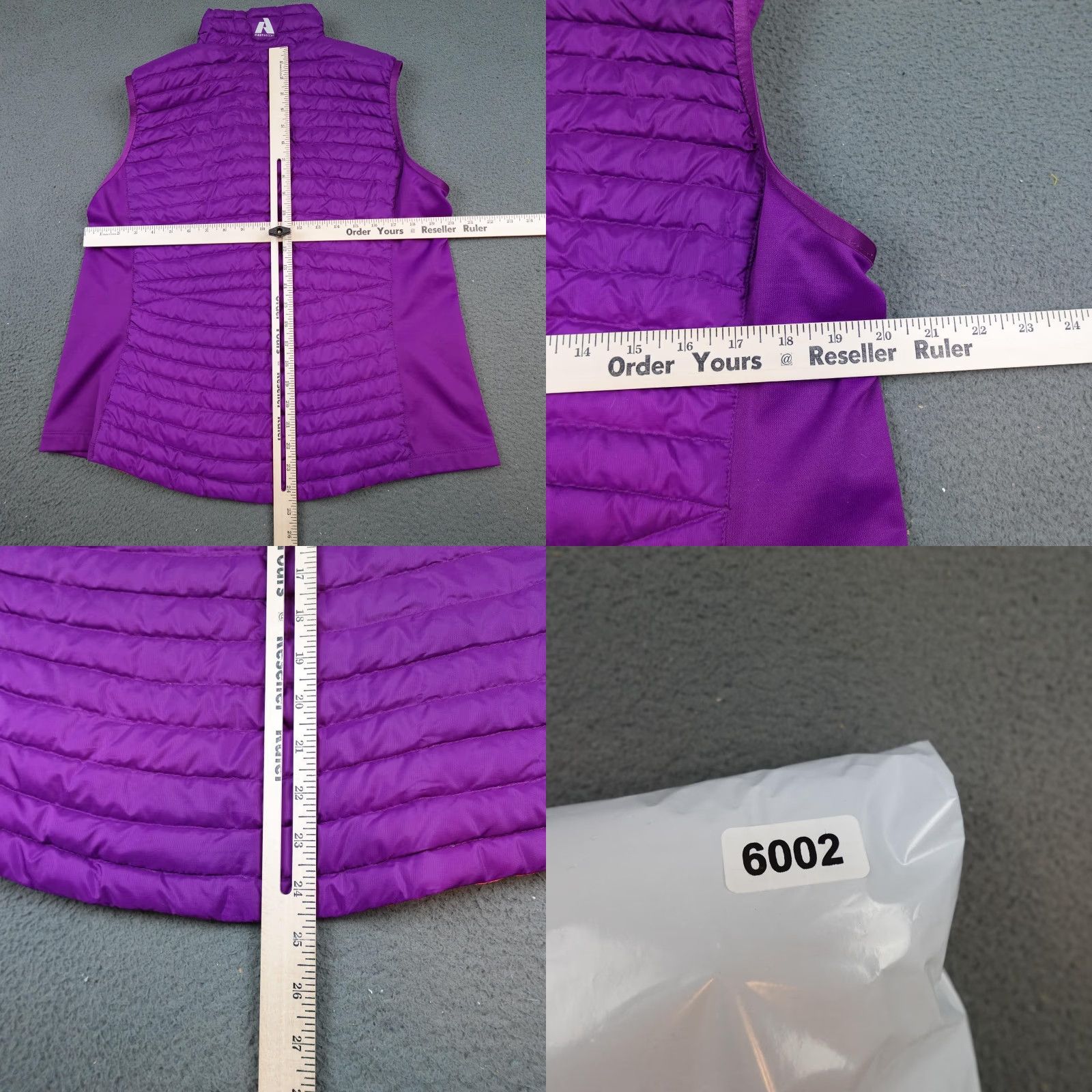 Eddie Bauer Eddie Bauer Vest Womens Medium Purple StormDown 800 Insulated Fleece Lined Size M / US 6-8 / IT 42-44 - 8 Thumbnail