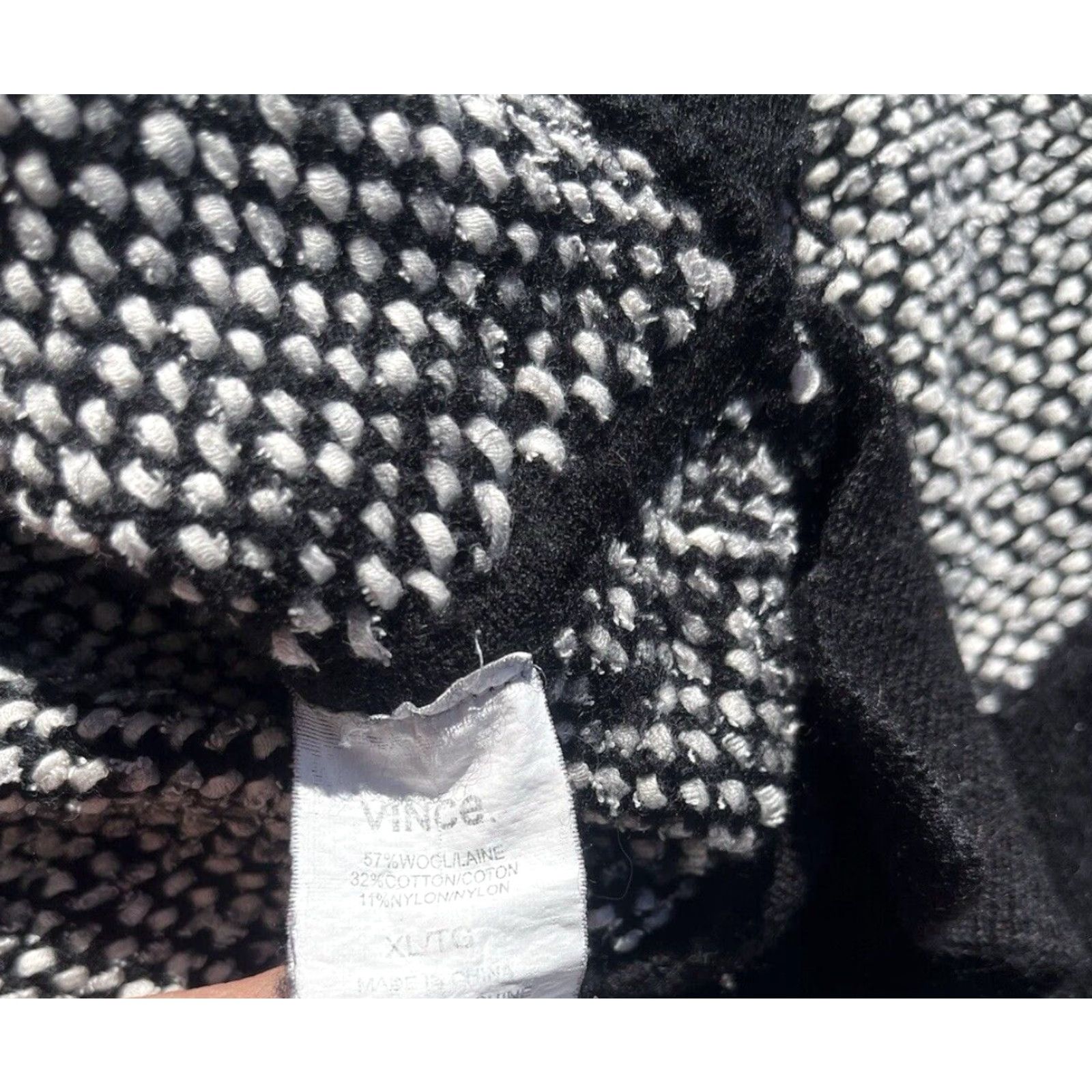 Vince Vince Sweater Multicolor XL Men City Golf Luxury Classic Yuppie Knit Crew Neck Pullover Wool Blend Size US XL / EU 56 / 4 - 7 Thumbnail