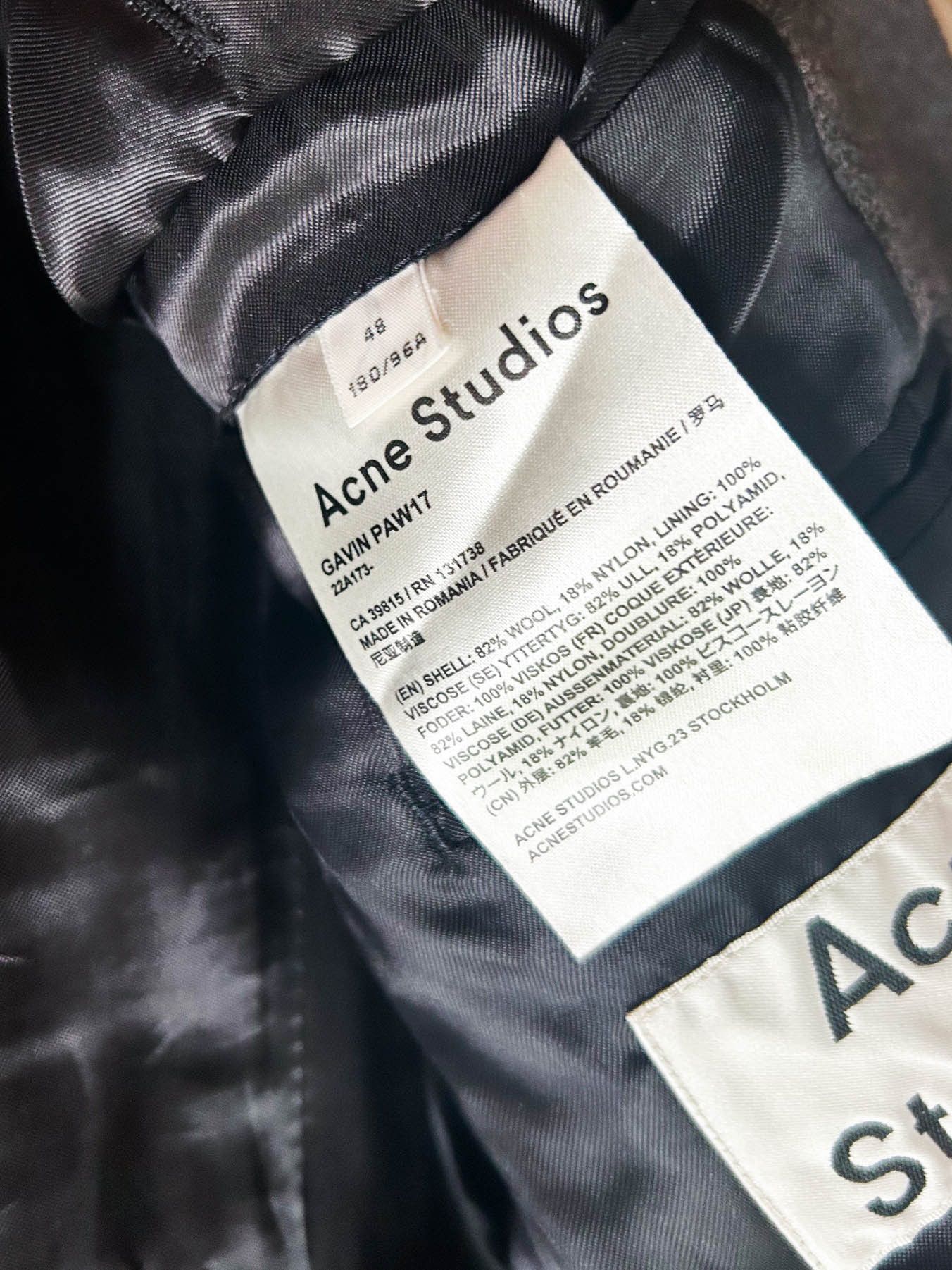 Acne Studios Gavin Coat Size US M / EU 48-50 / 2 - 4 Thumbnail