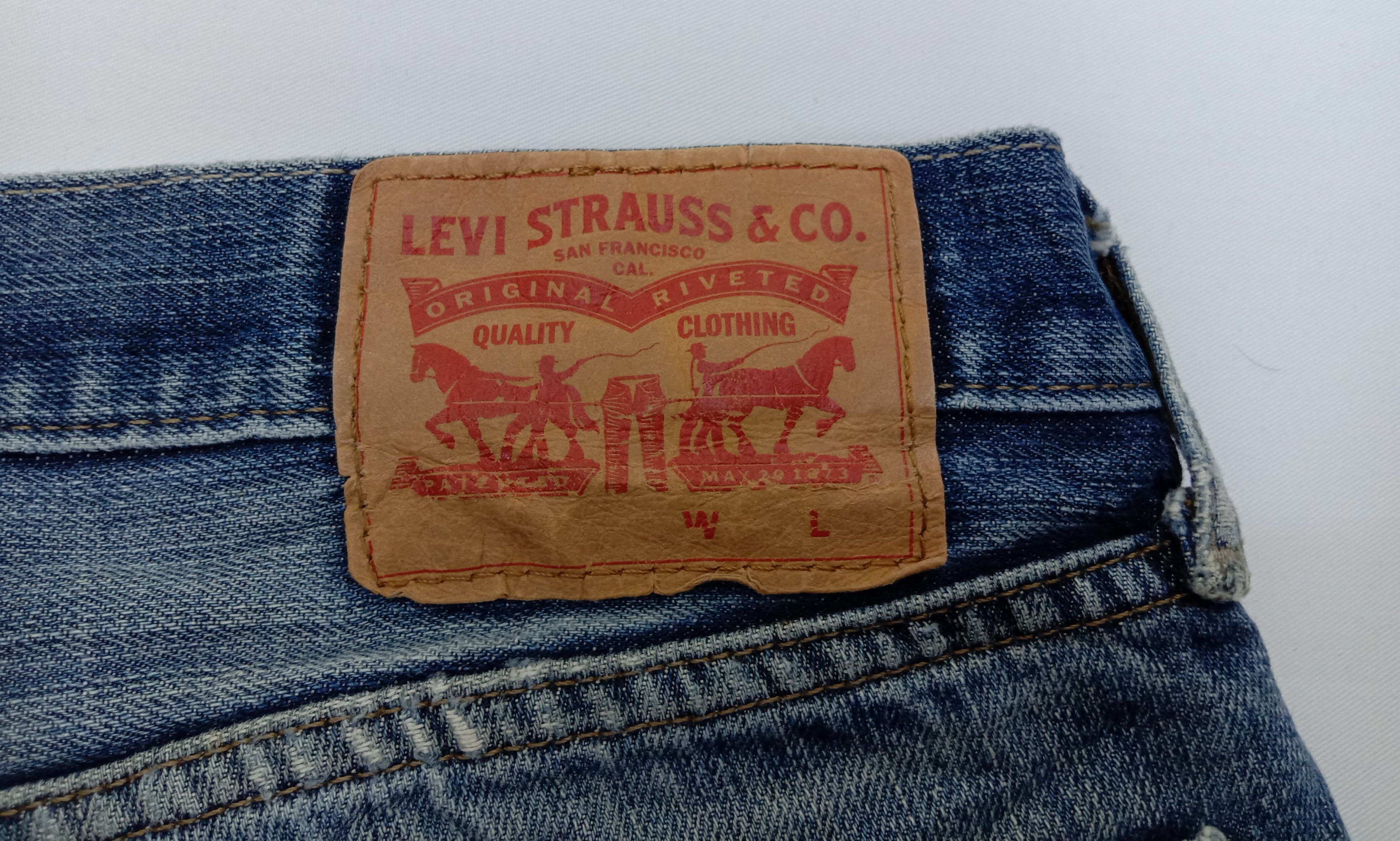Levi's Vintage Levi's 514 Jeans Earth Tone Ripped Denim Size US 30 / EU 46 - 15 Thumbnail