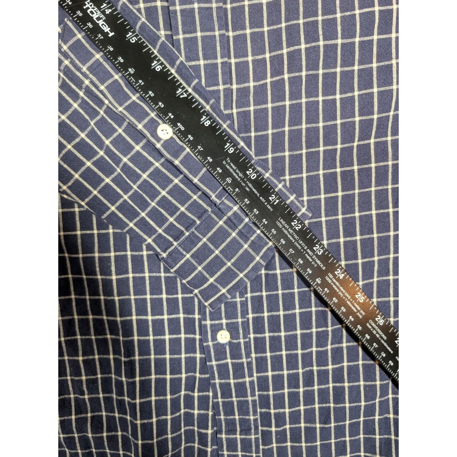 Ralph Lauren Ralph Lauren Blaire Shirt Mens Large Linen Blend Blue Plaid Long Sleeve Button-Up Casual Shirt Women? No. Size US L / EU 52-54 / 3 - 4 Thumbnail