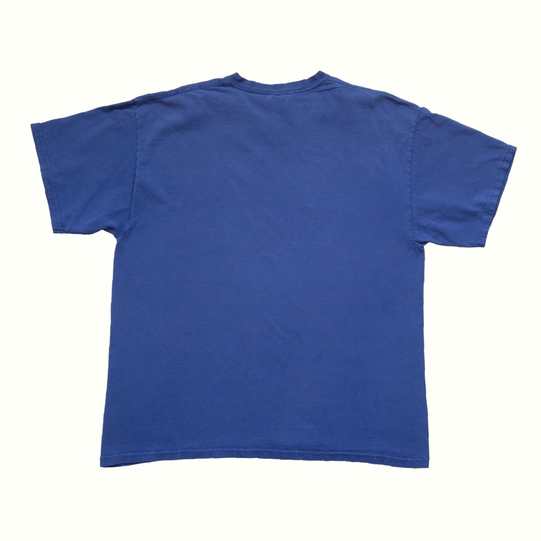 Gildan VINTAGE Gildan T-Shirt Graphic Bible VTG Y2K God Pause and Pray 1 Thessalonians 5:17 Graphic Blue XL Mens Short Sleeve Crew Neck Shirt Size US XL / EU 56 / 4 - 3 Thumbnail