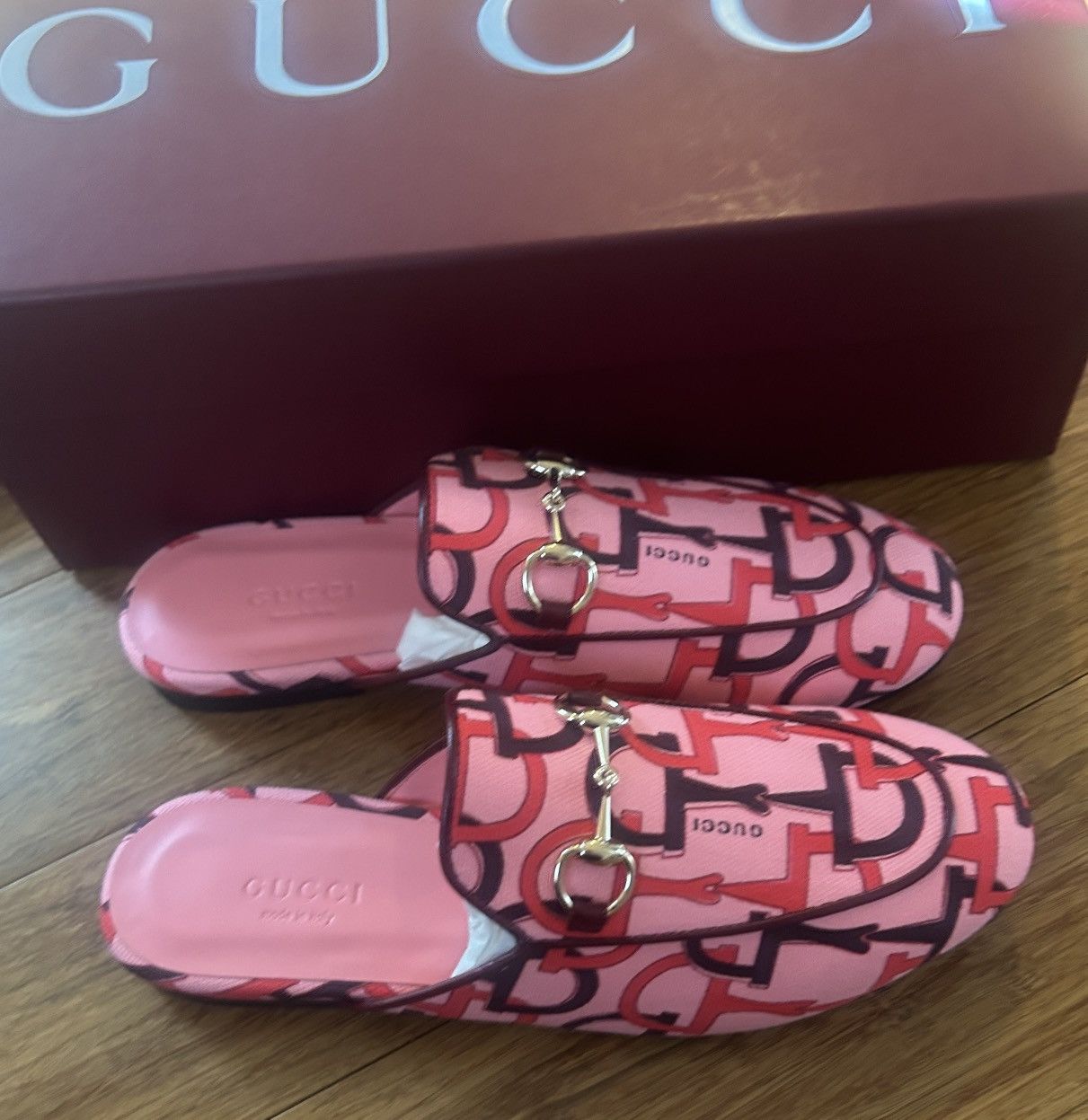 Gucci Gucci Horsebit Closed Tow Slippers Flats Pink Size 35.5 Size US 5.5 / IT 35.5 - 6 Thumbnail