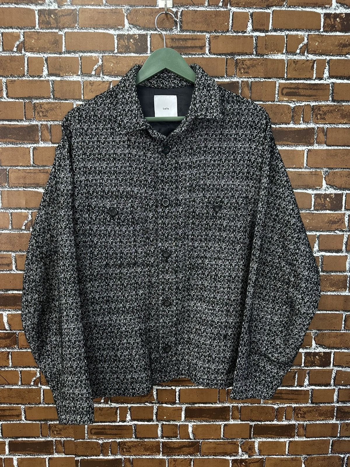 Issey Miyake Japanese Lui's Designer Knit Button Jacket Z274 Size US S / EU 44-46 / 1 - 3 Thumbnail