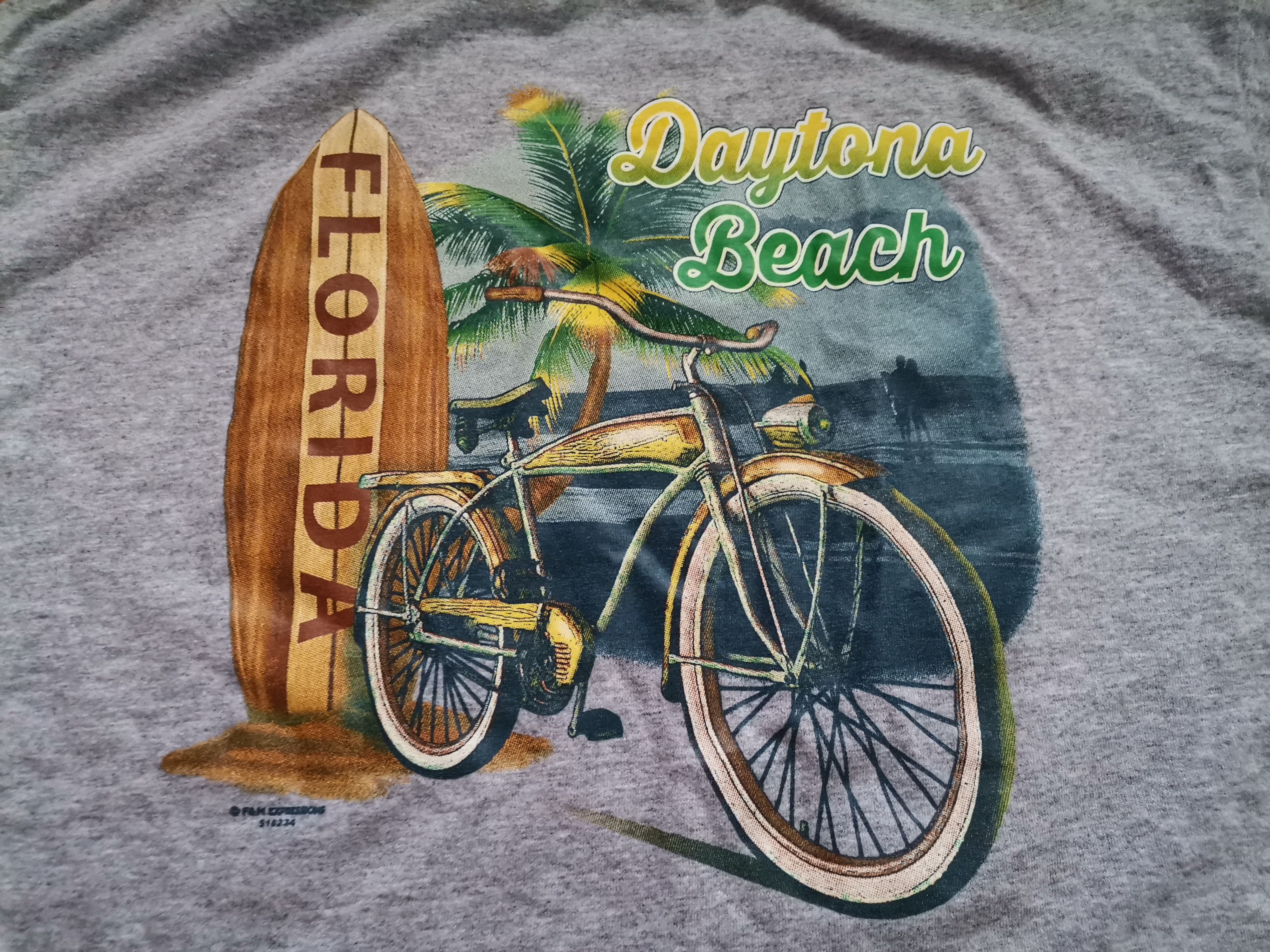 Vintage Vintage Jerzees Florida Daytona Beach Tee Size US M / EU 48-50 / 2 - 2 Thumbnail