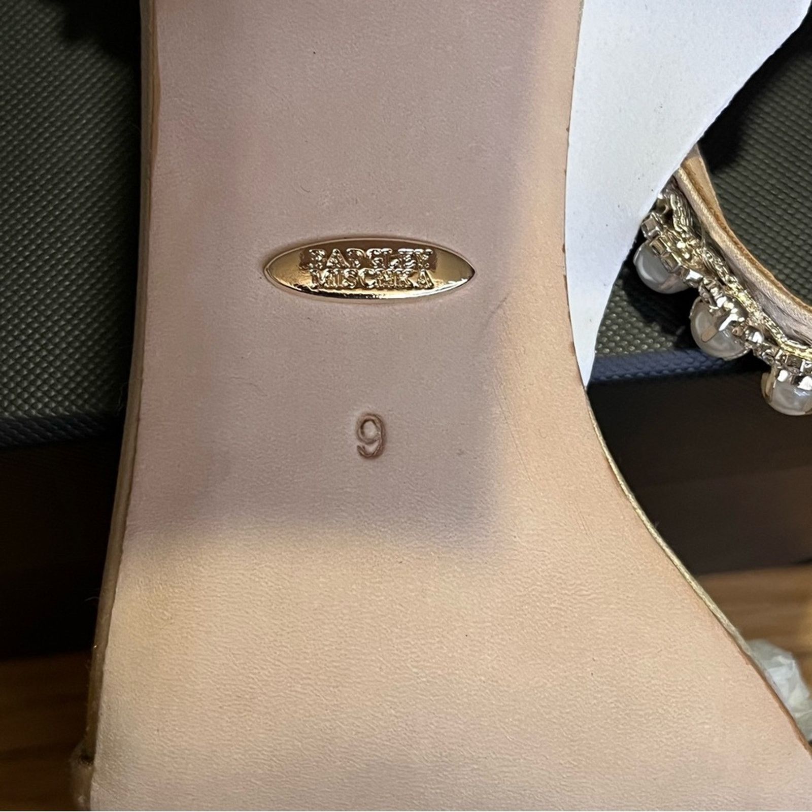 Badgley Mischka Badgley Mischka Korina Satin Heeled Sandals - Size 9 Size US 9 / IT 39 - 7 Thumbnail