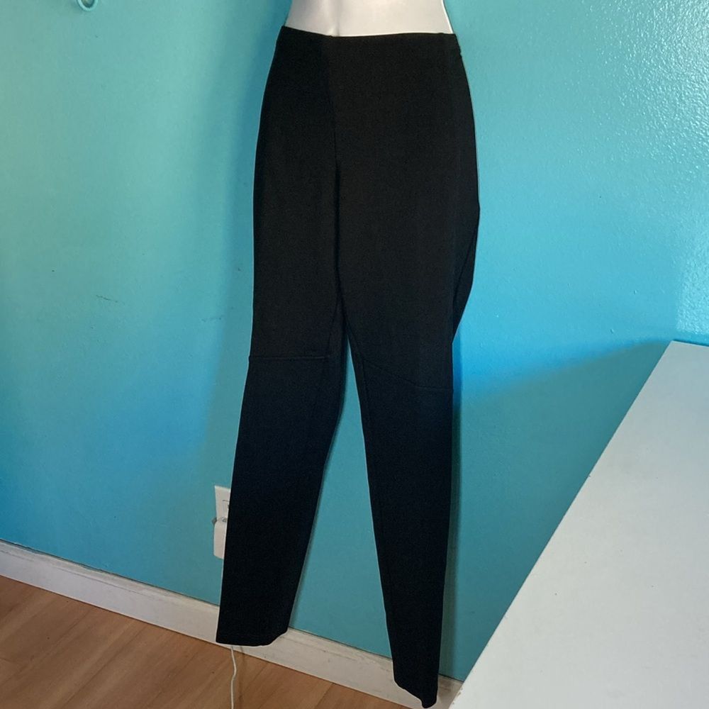 Eileen Fisher Eileen Fisher Black Size M Seamed Lower Rise Legging Pants R Size 30" / US 8 / IT 44 - 11 Thumbnail