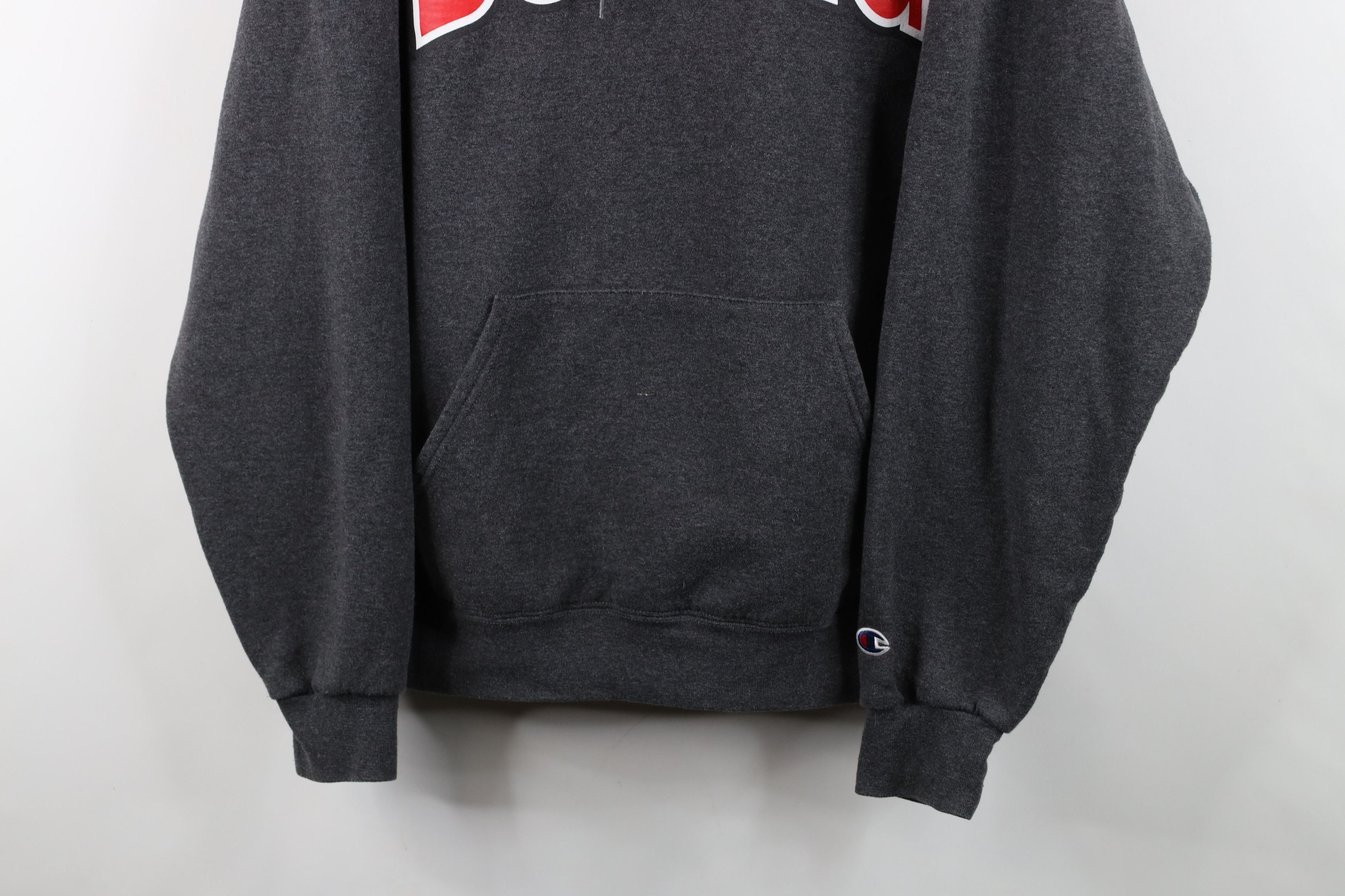 Champion Vintage Champion Boxing Hoodie Sweatshirt Heather Gray Size US L / EU 52-54 / 3 - 3 Thumbnail