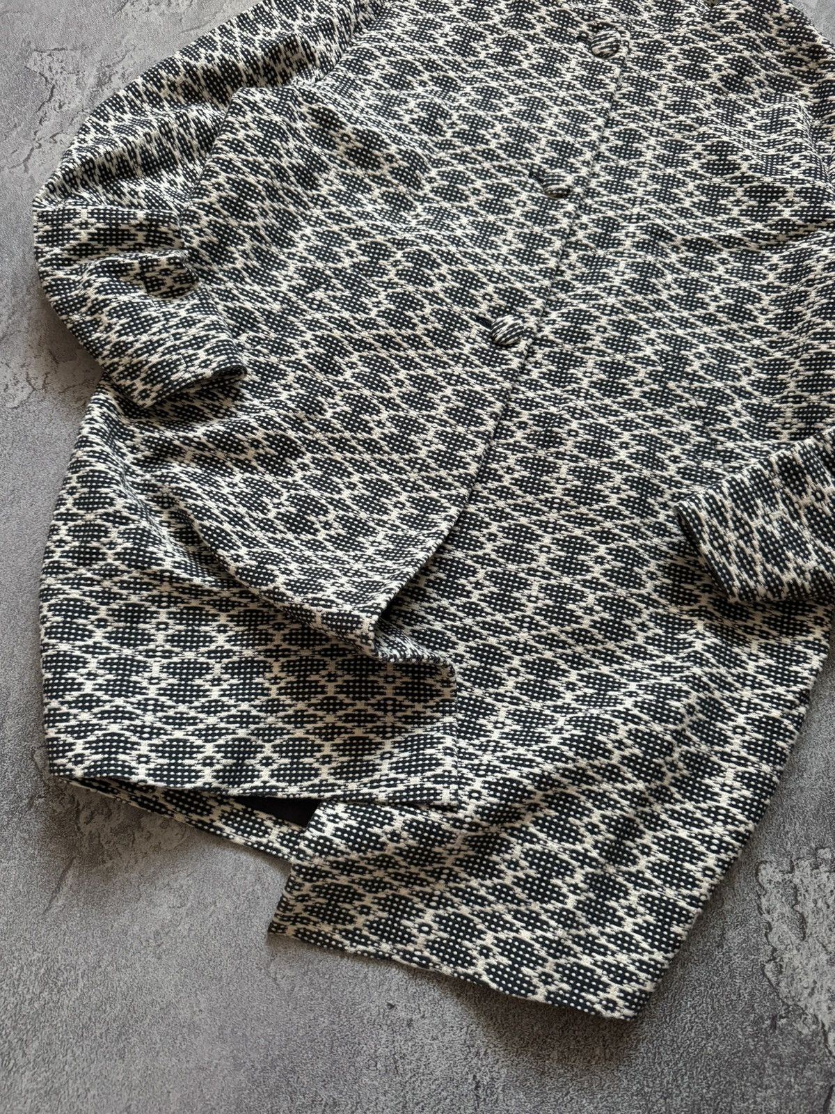 Tagliatore Tagliatore IT46wmns all printed coat jacket long blazer cape Size L / US 10 / IT 46 - 4 Thumbnail