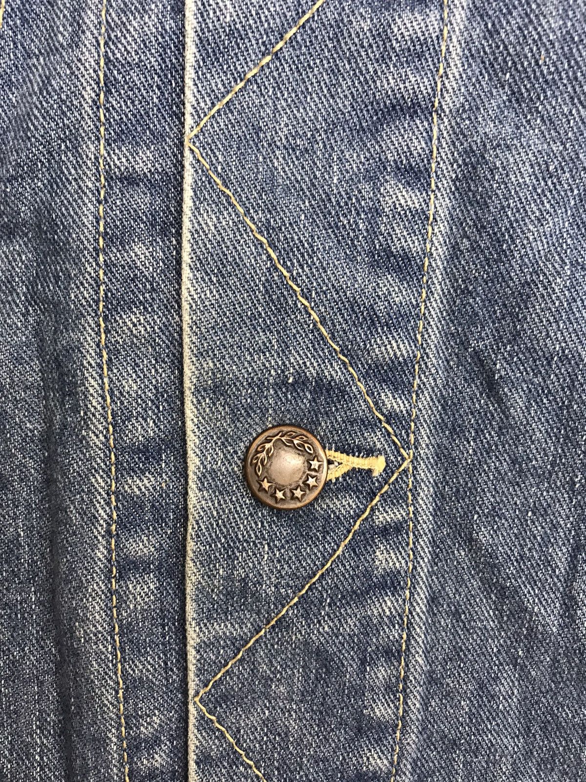 Japanese Brand × Vintage Vtg VIZZE 3 Quarter Trucker Jacket Size S / US 4 / IT 40 - 5 Thumbnail