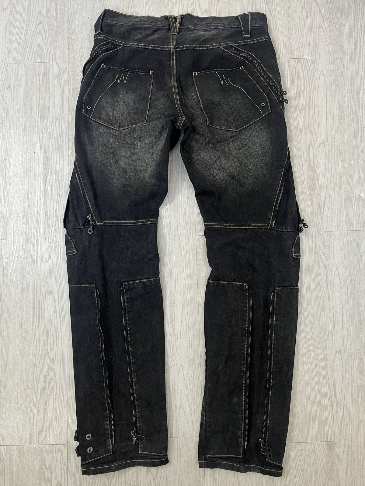 Japanese Brand × PPFM Vintage PPFM Multizipper Bondage punk ‘like undercover’Jeans Size US 34 / EU 50 - 7 Thumbnail